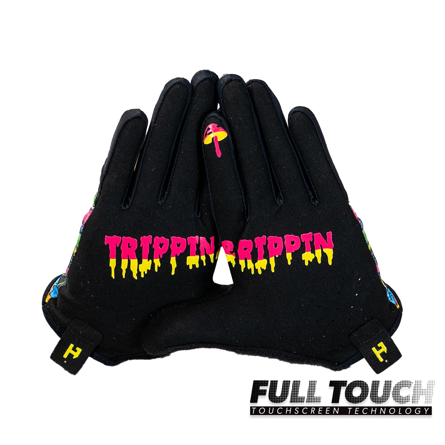 Handup Most Days Full Finger Lightweight Anti-Slip Breathable Mountain Bike MTB Bicycle Enduro Downhill XC Cycling Motocross Unisex Gloves (Trippin' & Rippin' 2, Large)