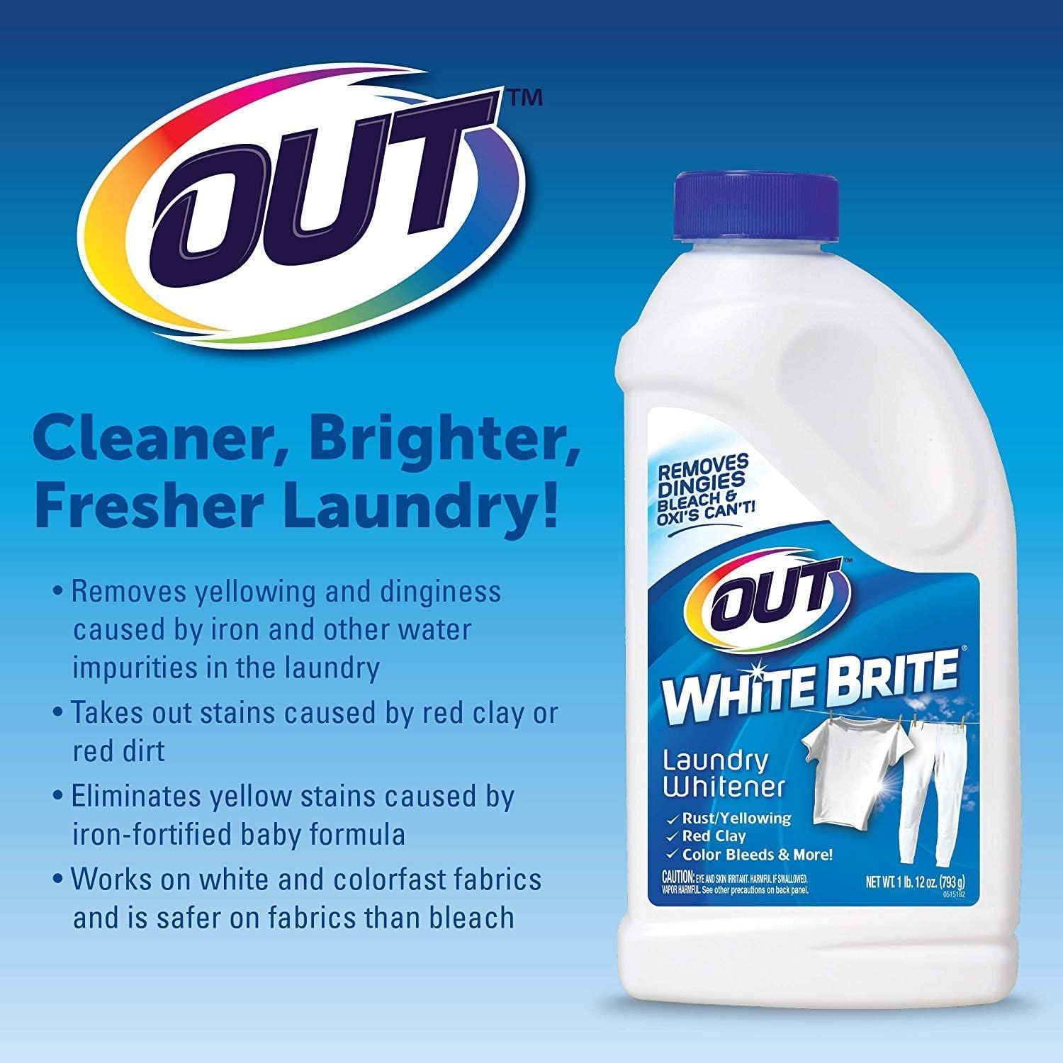 Jensen WB30N 28 Oz White Brite Laundry Whitener - 2 PACK .