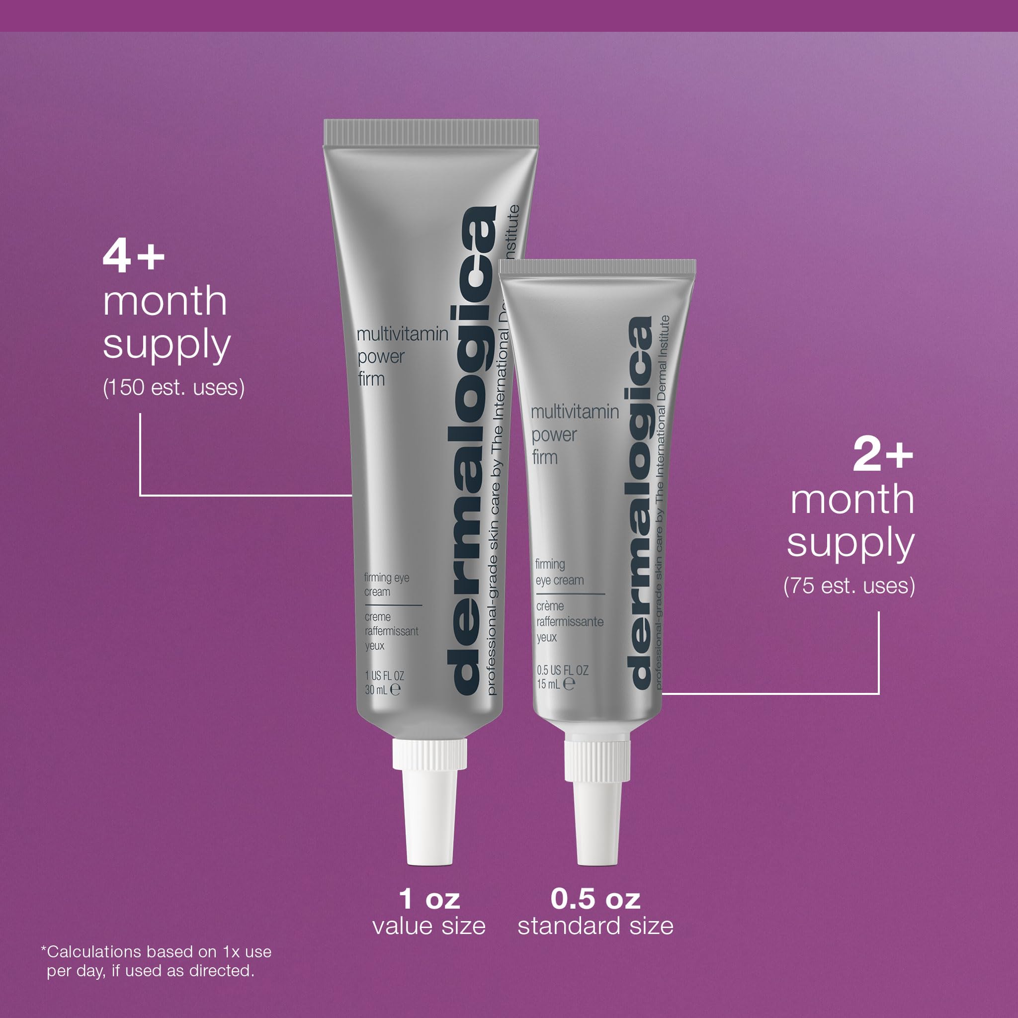 Dermalogica Multivitamin Power Firm Eye Cream with Antioxidant Vitamins, Anti-Aging Wrinkle Firming Under Eye Treatment - Combat Visible Lines Around the Eye Area, 0.5 Oz