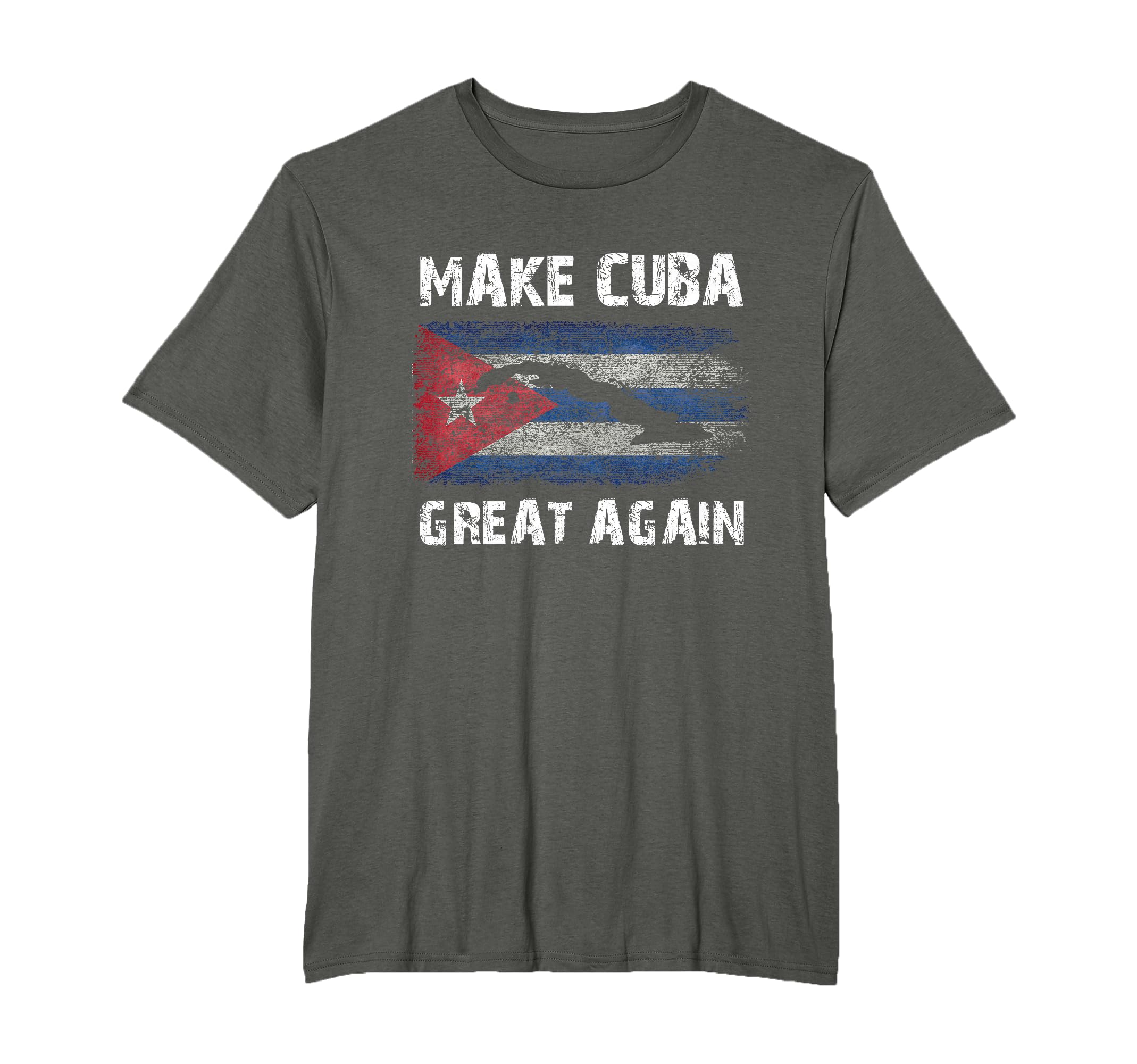 Make Cuba Great Again Cuban Flag T-Shirt