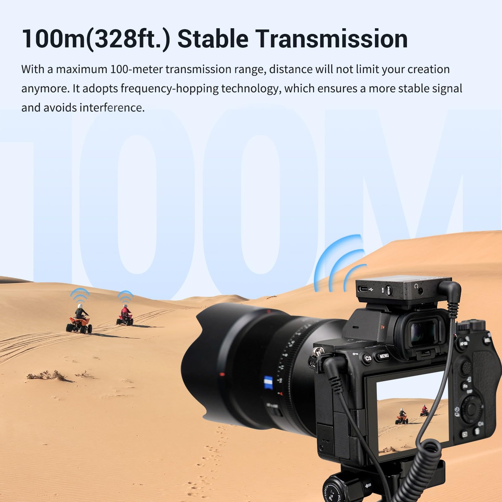 Godox MoveLink II M2 Wireless Lavalier Microphone System(2 TX + 1 RX + Charging Case), 2.4G Wireless Noise Cancelling Mic, 100m(328ft) Range for Camera, Computer, Smartphone TikTok Interview Recording