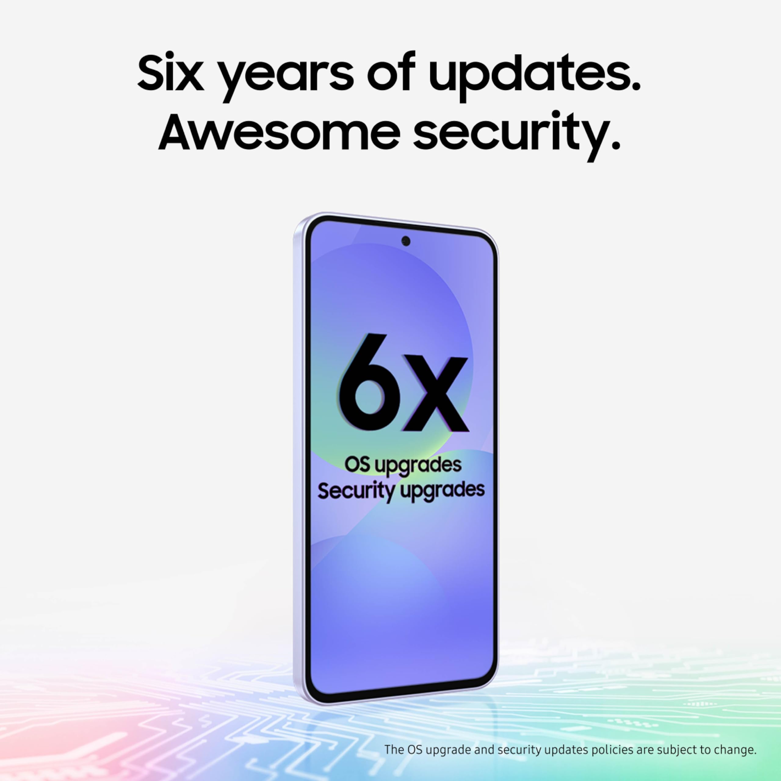 Samsung Galaxy A36 5G A Series, 128GB Unlocked Android Smartphone, AMOLED Display, Rugged Design, 5G Connectivity, Affordable Performance, US Version, 2025, US 1 Yr Warranty, Awesome Black