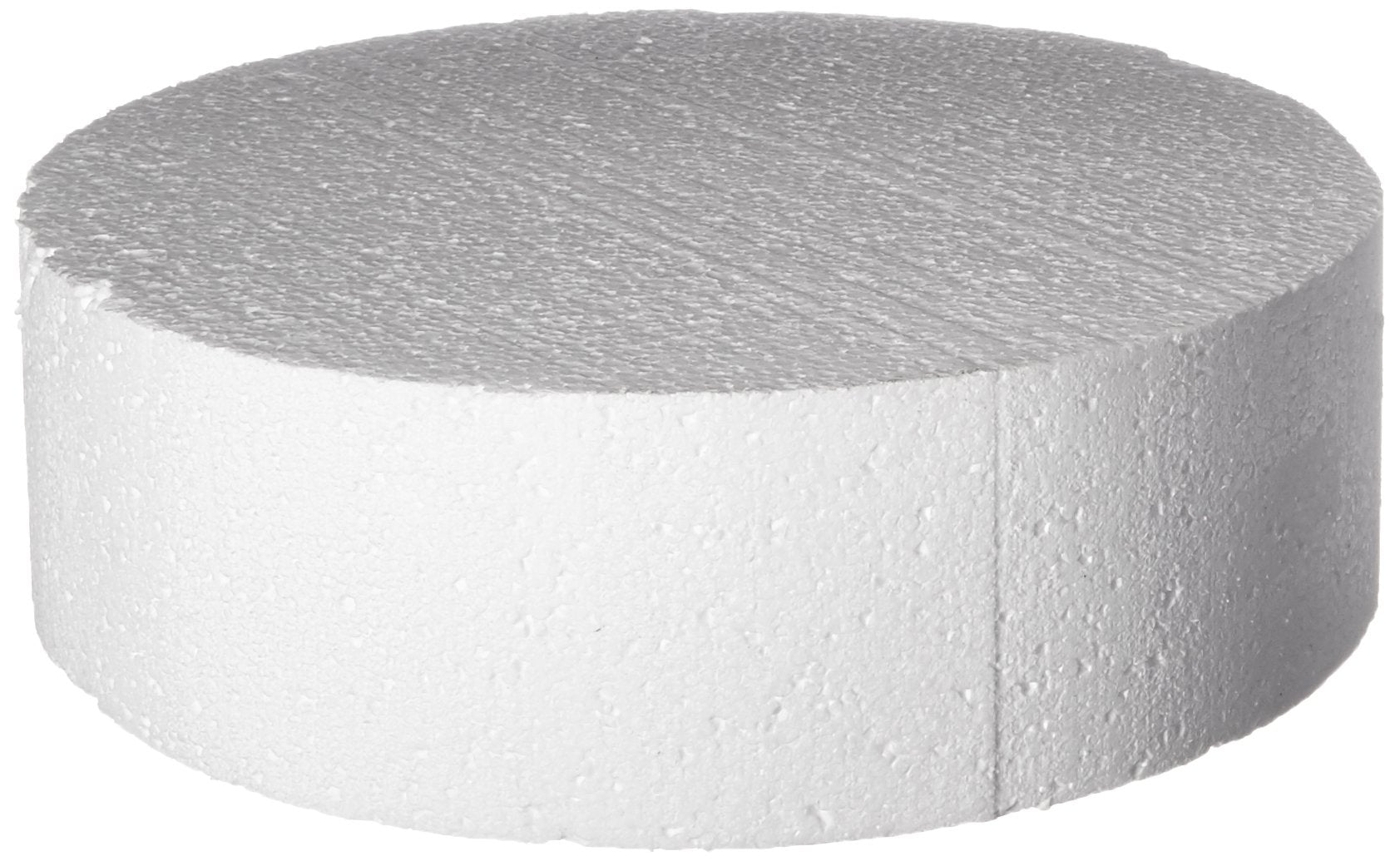 Oasis Supply Dummy Round Cake, 12" x 4", White