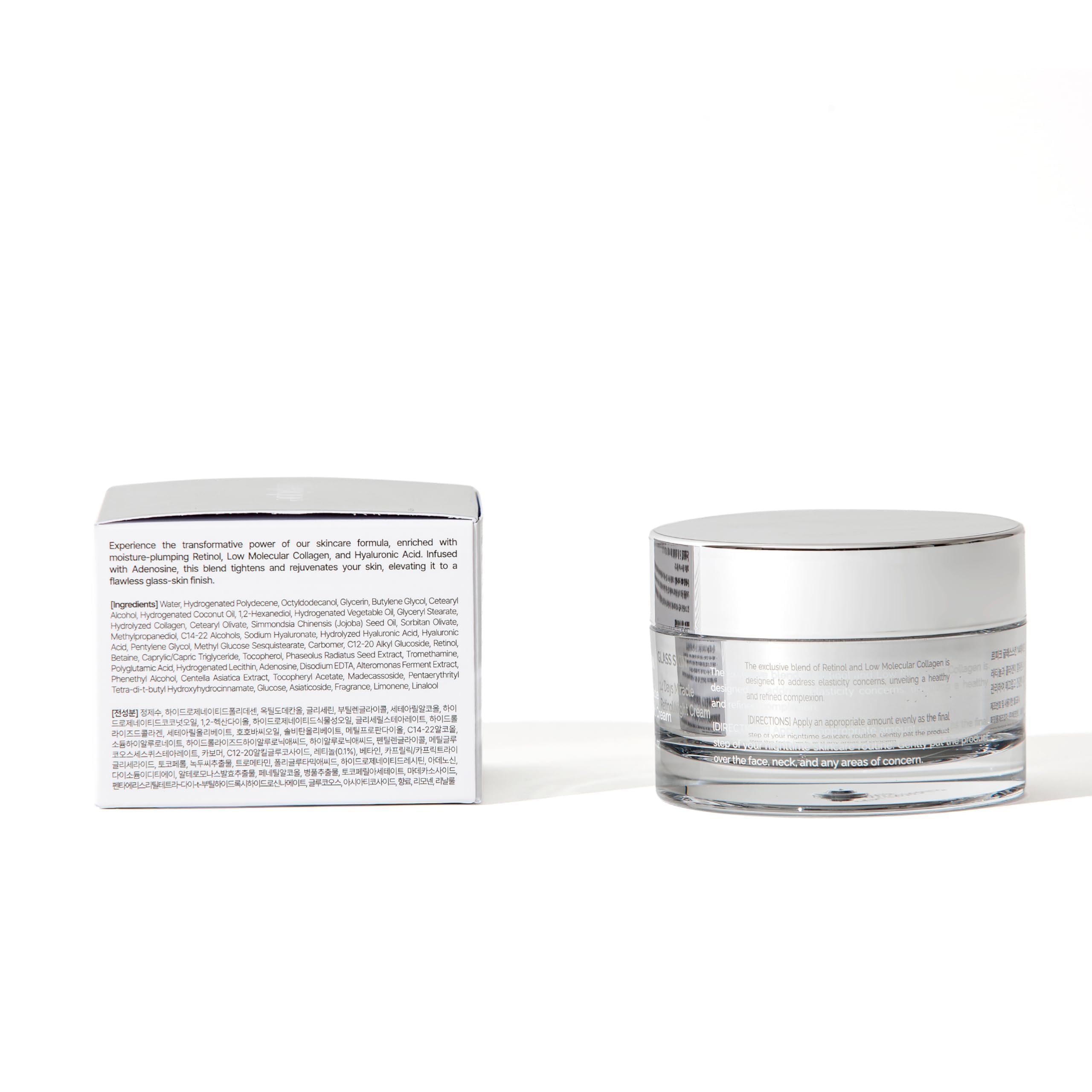 Lepique Retinol Night Cream 1.69oz - No.1 Korean Premium Overnight Repair Cream for Face and Neck - Collagen, Centella, Hyaluronic Acid - Anti aging, Acne, Moisturizer, Face Cream, Hydrating, Firming