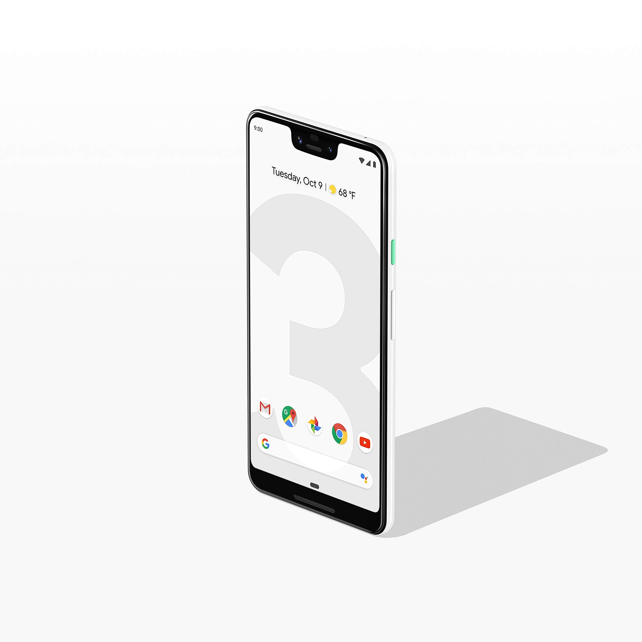 Google - Pixel 3 XL with 128GB Memory Cell Phone (Unlocked) - Clearly White