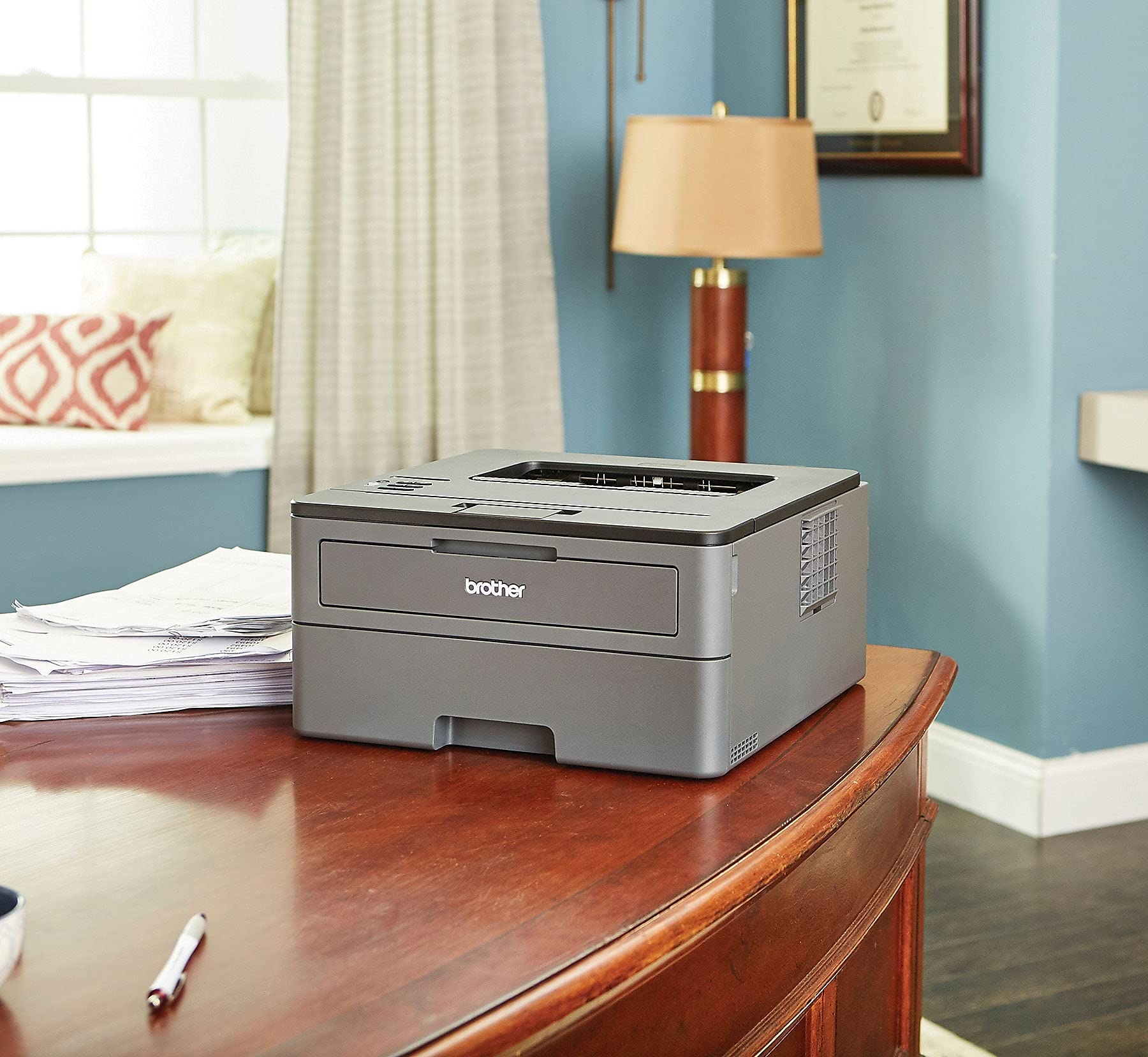 Brother US HLL2370DW Compact Laser Printer HL-L2370DW,Up to 36ppm,Up to 2400 x 600 dpi,Wireless 802.1