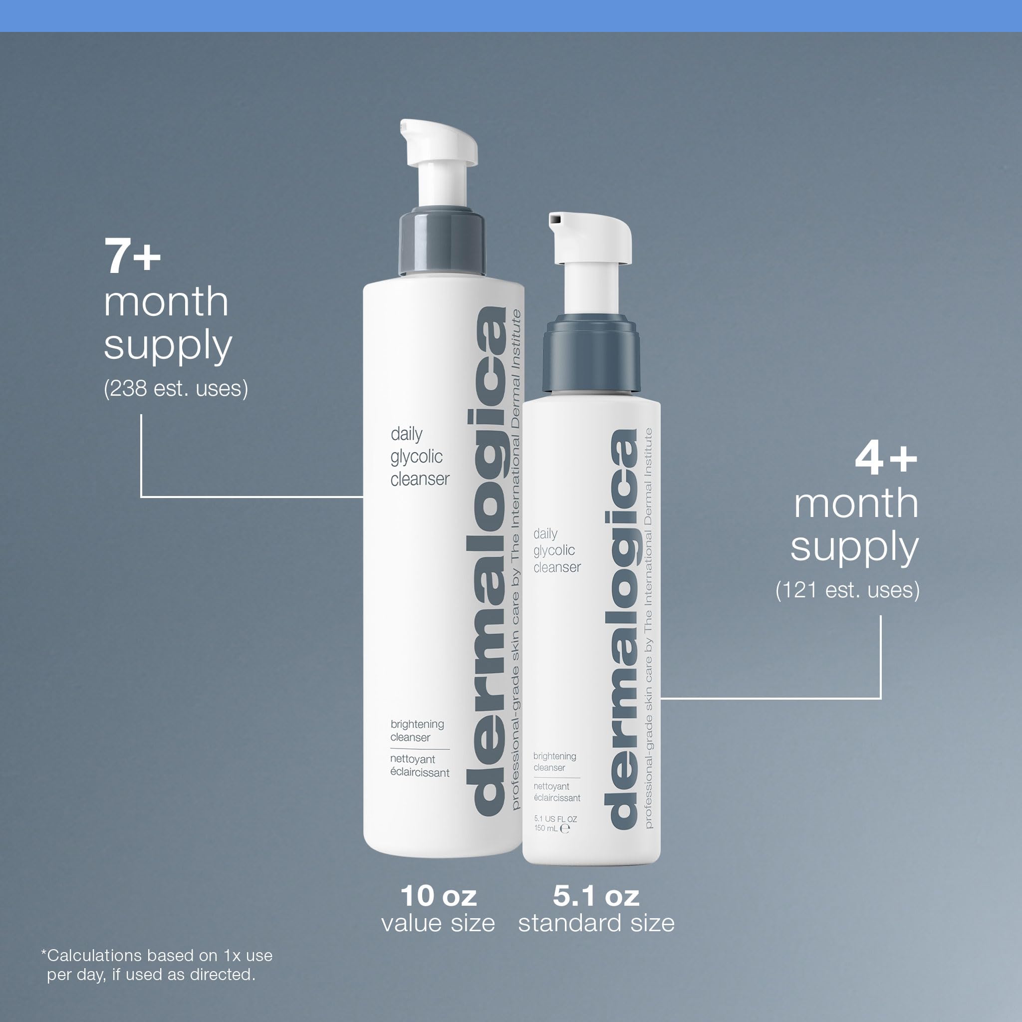 Dermalogica Daily Glycolic Cleanser, Face Wash with Glycolic Acid and AHA, Removes Buildup and Brightens Skin Tone, 5.1 Fl Oz