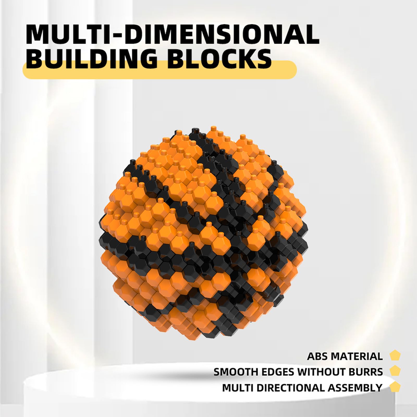 KADELE Basketball Block Set, Adults challenging STEM Block Decorations, Miniature 3D Educational Toys for Ages 14 and Above,(239 Pieces)
