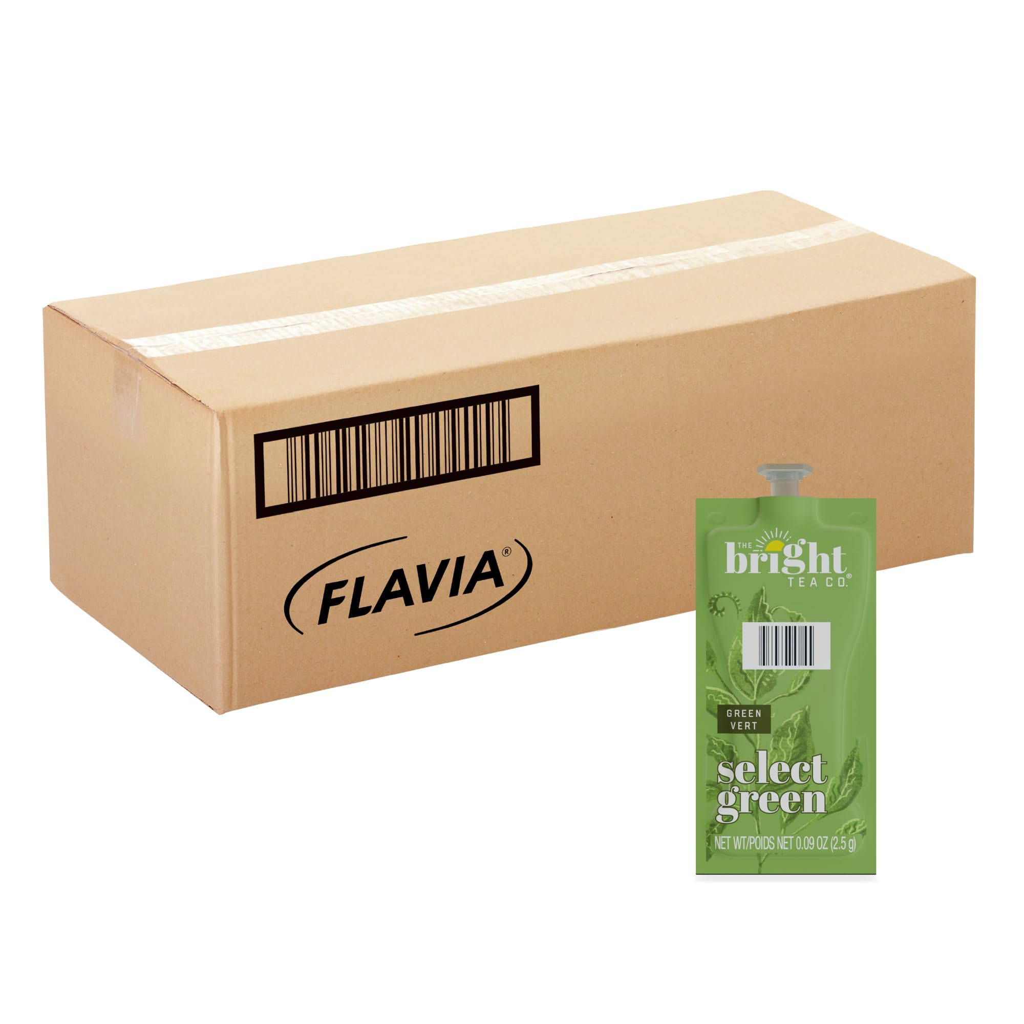 The Bright Tea Co. Select Green Tea Fresh Pack for Flavia Brewers (Pack of 100 Fresh Packs)