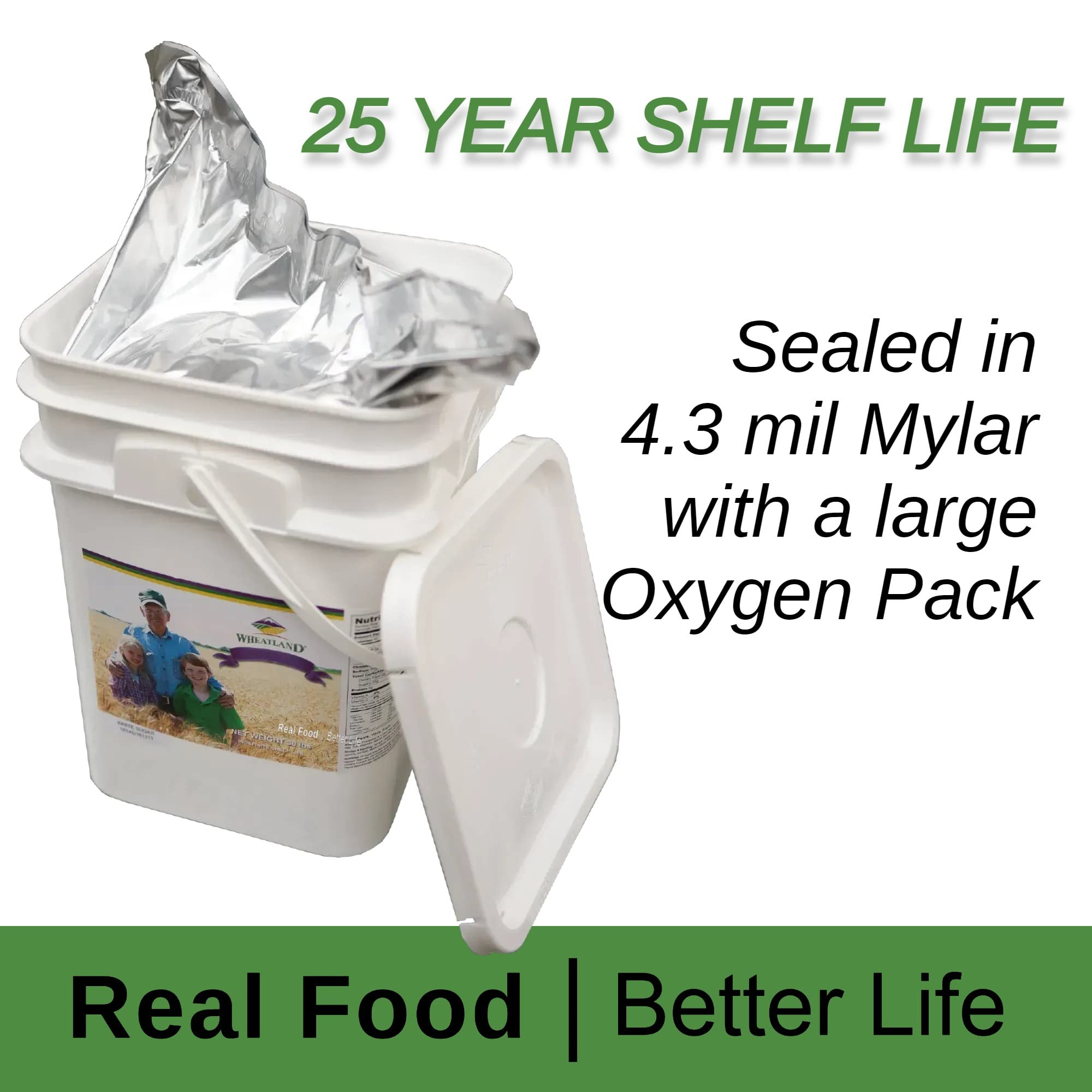 Wheatland™ Lentils • 20lb • Mylar, Oxygen Absorber and Bucket Provide 25 Year Shelf Life • Lab Tested ISO 17025 Verified Chemical-Free • Never Irradiated, No Desiccants and Non GMO • High Trust Seller • Emergency Food Storage• Wheatland 40 Year Legacy