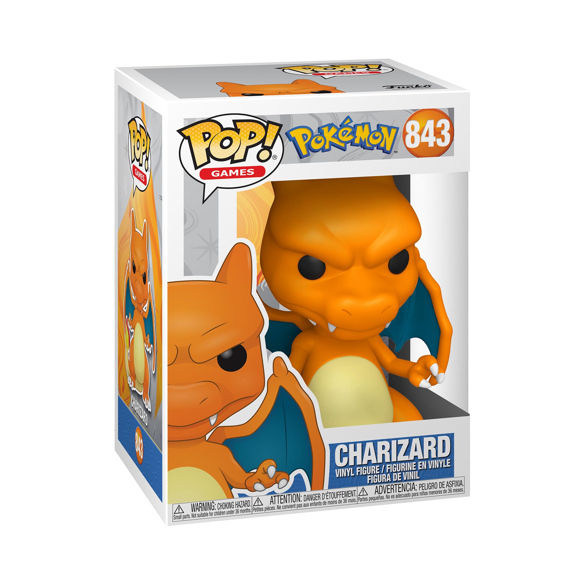 Funko Pop Games: Pokemon - Charizard 3.75 Inches - Collectable Vinyl Figure - Gift Idea - Official Merchandise - Toys for Kids & Adults - Video Games Fans - Model Figure for Collectors and Display