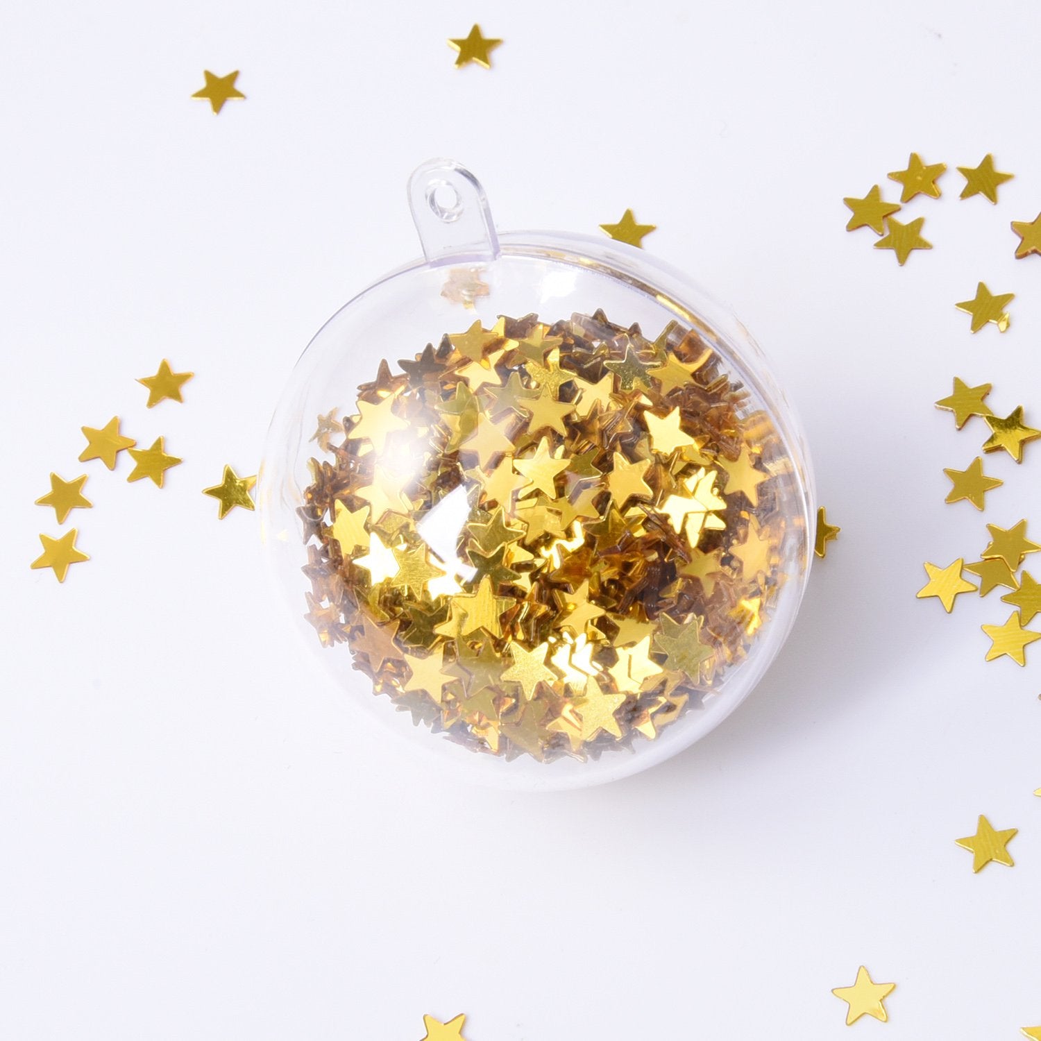 eBoot Star Confetti Table Confetti Metallic Foil Stars Sequin for Party Wedding Decorations, 30 Grams/ 1 ounce (Gold)