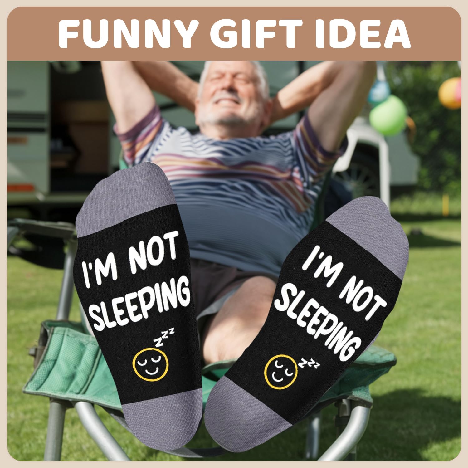 HAPPYPOP Birthday Gifts For Men - Gifts For Older Men Old People, Gifts For Dad Husband Grandpa Grandparents, Father Day Gifts Socks Christmas Stocking Stuffers