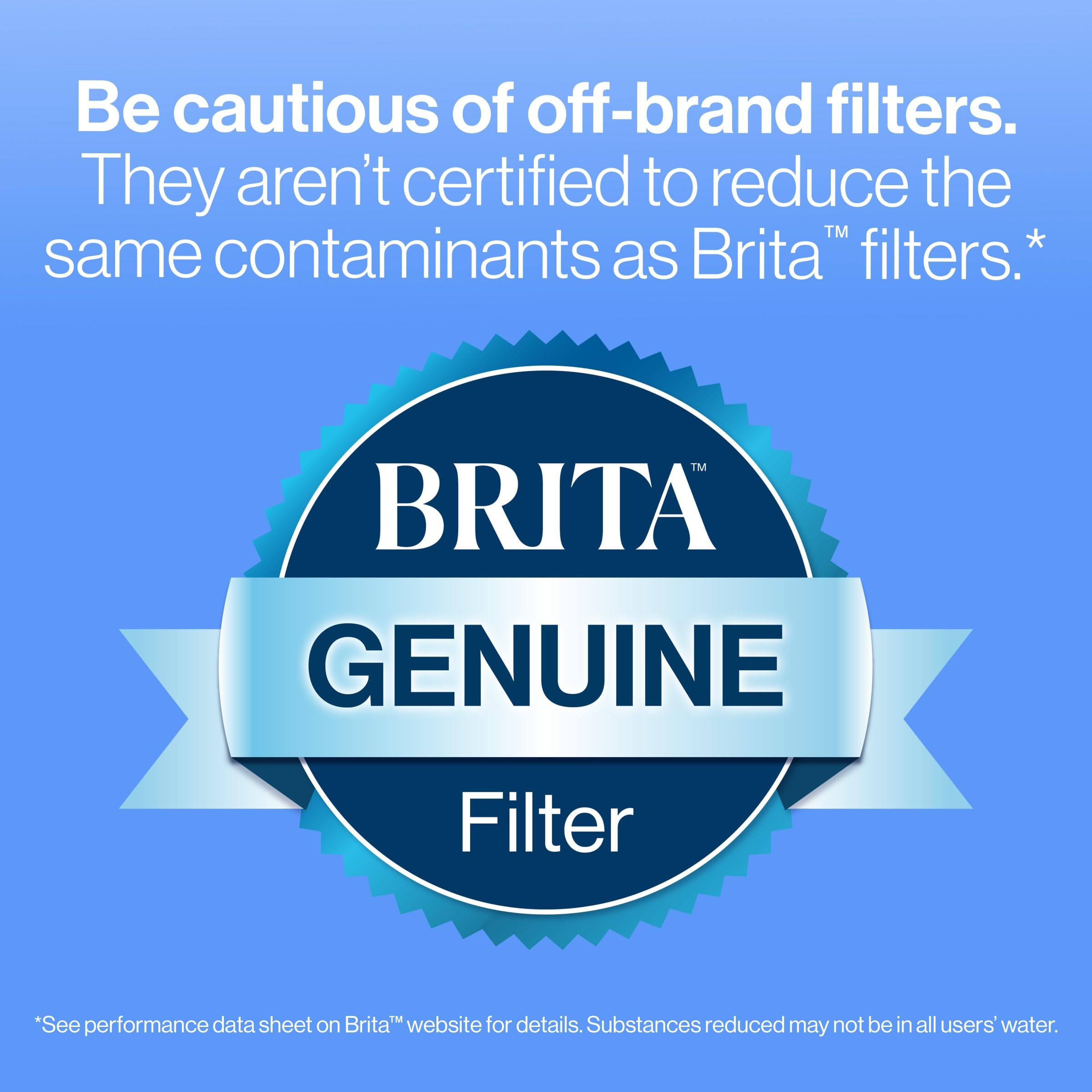 Brita Large Water Filter Pitcher for Tap and Drinking Water with SmartLight Filter Change Indicator, Includes 1 Standard Filter, BPA-Free, Lasts 2 Months, 10-Cup Capacity, Stretch Limo Black