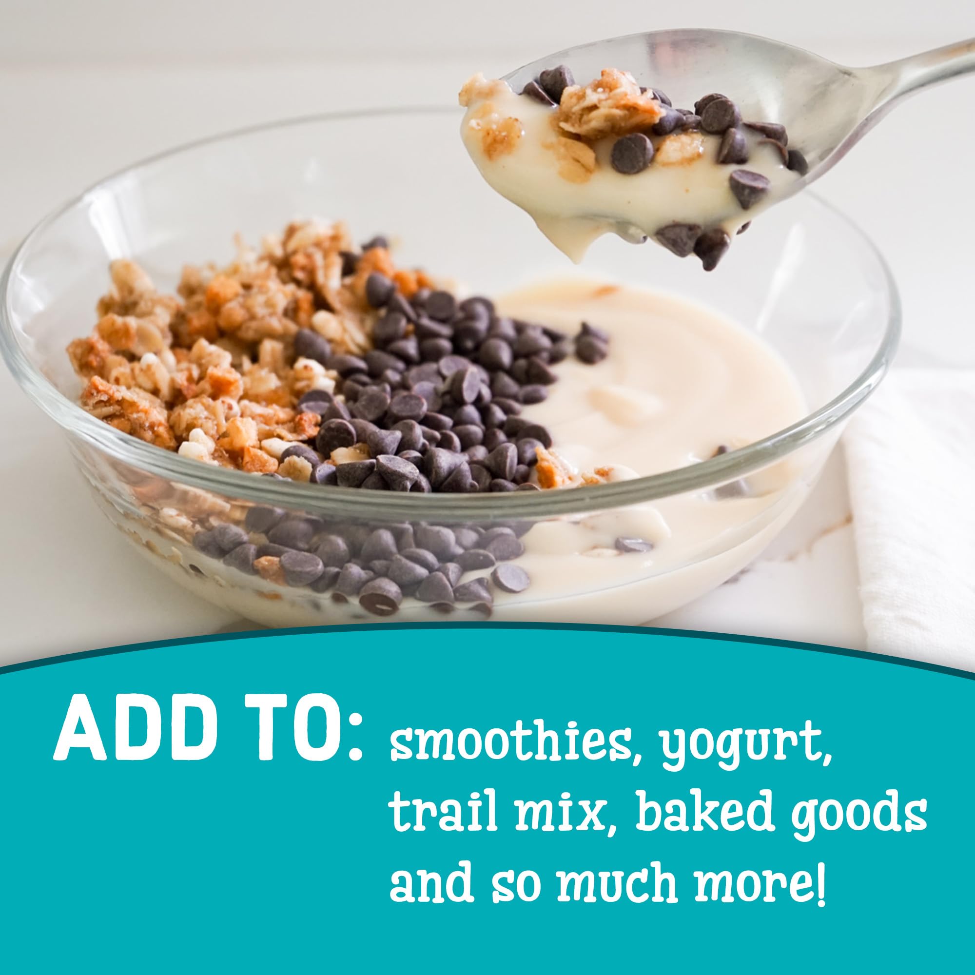 Enjoy Life Baking Chocolate Semi-Sweet Mega Chunks, Dairy Free, Soy Free, Nut Free, Non GMO, Gluten Free, Vegan Chocolate Chips, 10 oz bag