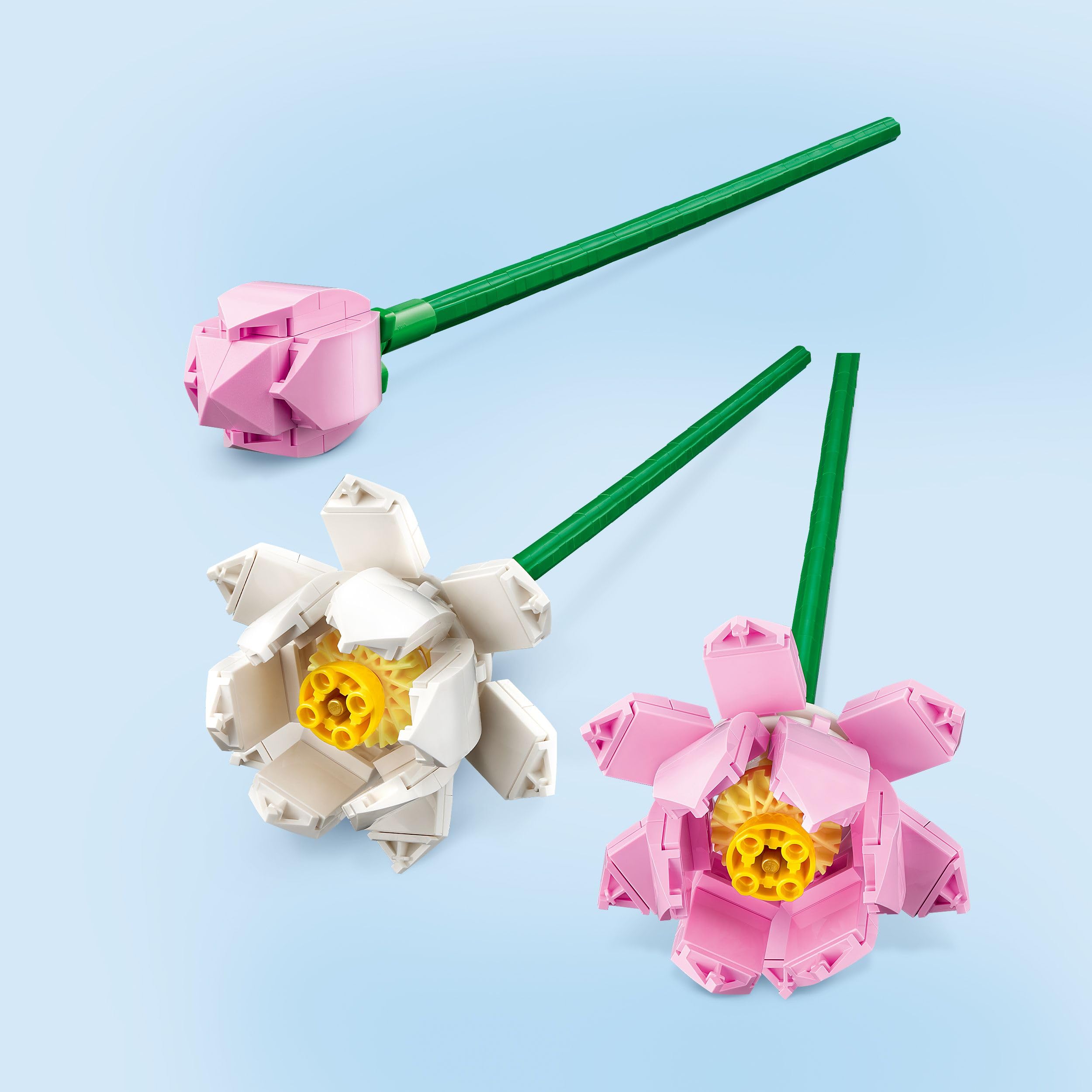 LEGO Lotus Flower - Building Toy for Kids, Girls & Boys, Ages 8+ - Artificial Lotus for Home Decor & Display - Stocking Stuffer and Gift Idea for Christmas - 40647