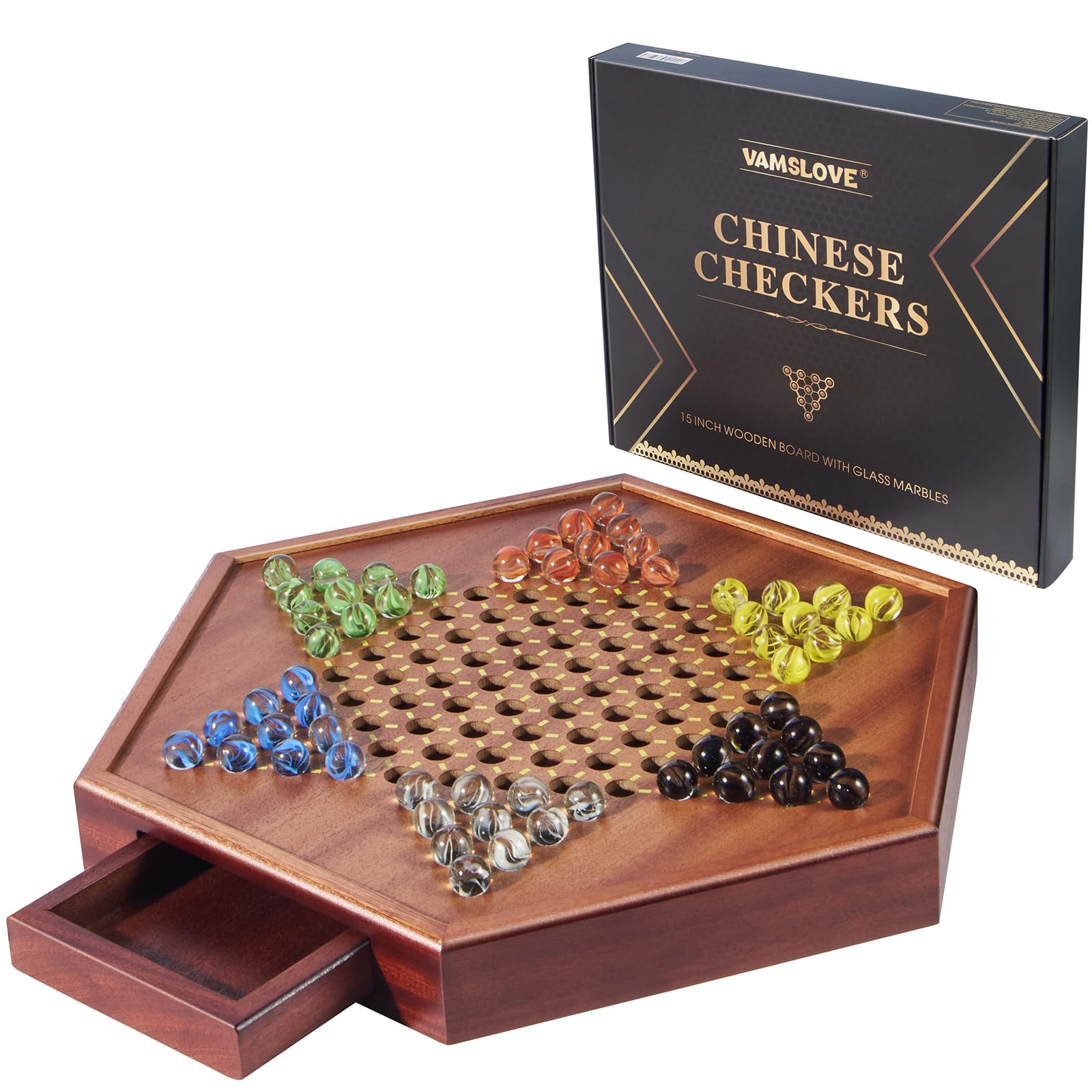 VAMSLOVE Chinese Checkers 15