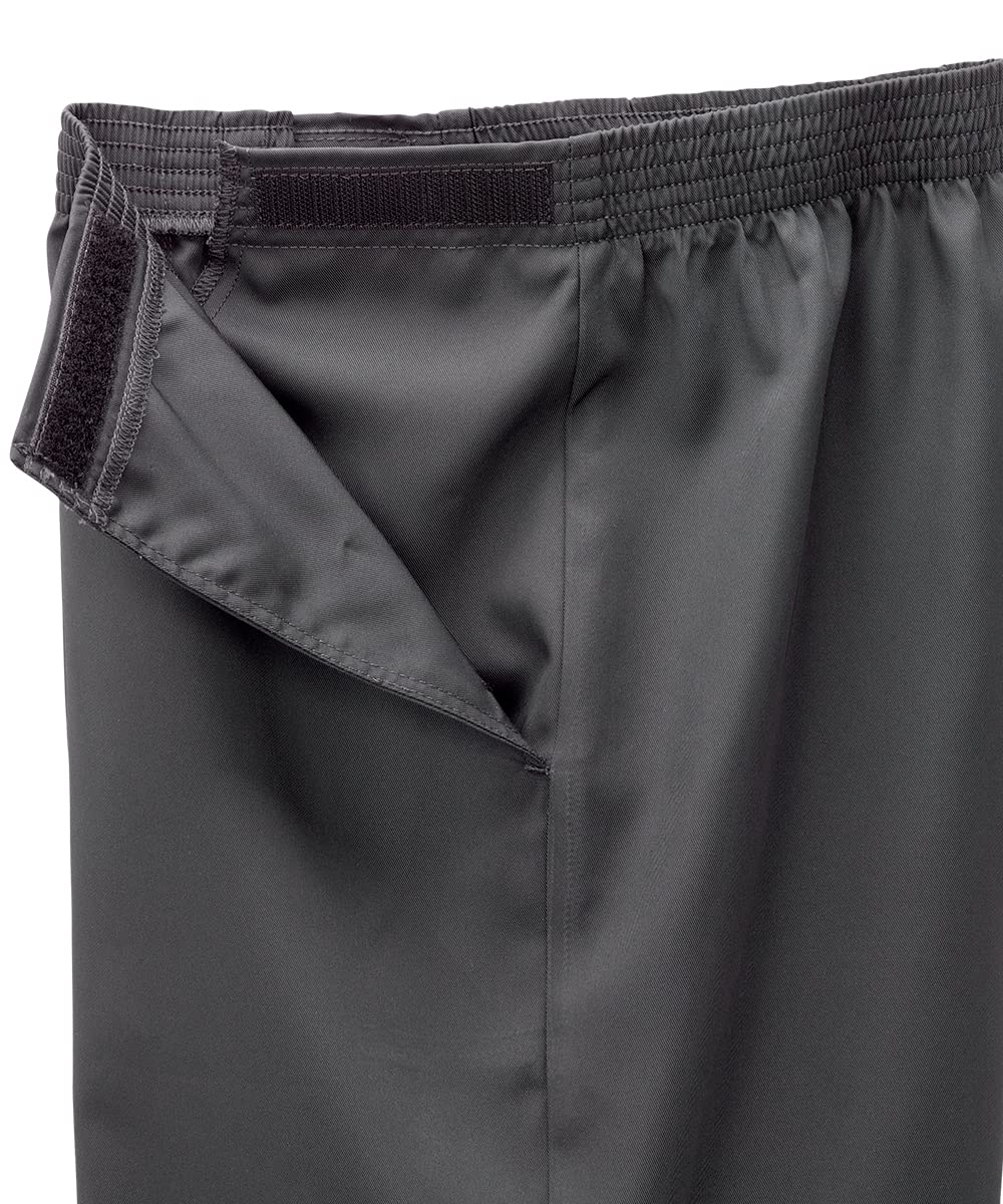 Men’s Self Dressing Adaptive Easy Access Pant - Pewter MED