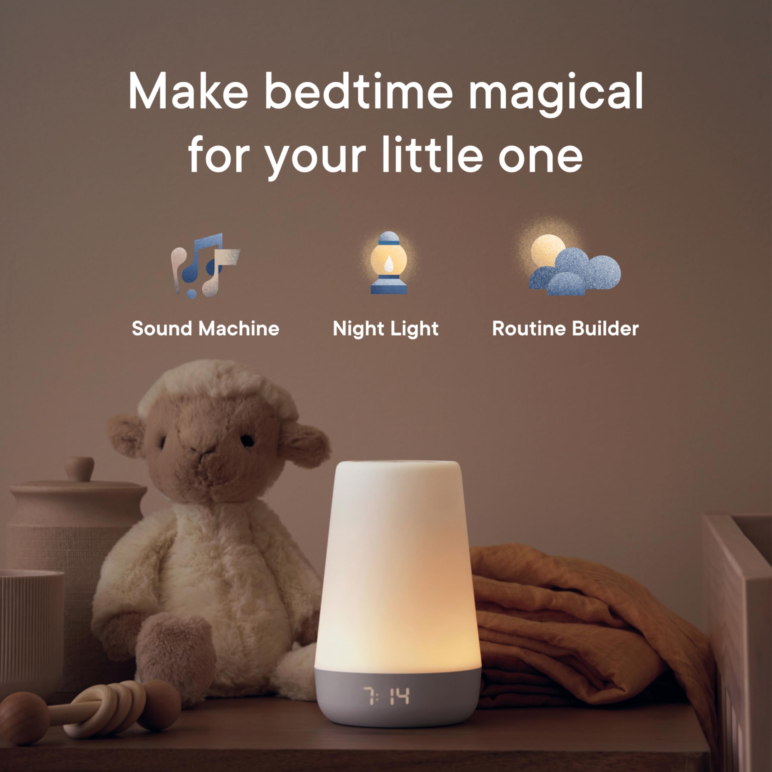 Hatch Baby Sleep Bundle: Home & Travel Sound Machines Includes Rest 2nd Gen and Portable Hatch Go (Putty)