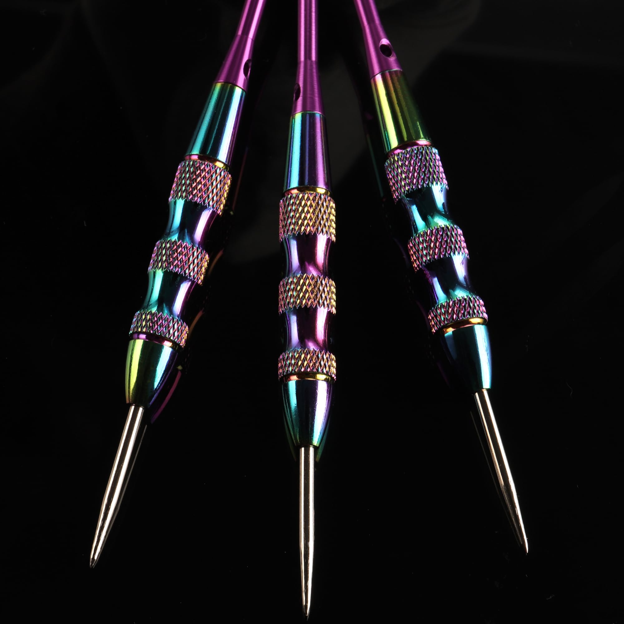 CyeeLife Steel Tip Darts Set,3 Pack Professional Dart with 6 Premium Aluminum Shafts,3 Style PET Flights,Dart Sharpener, Rubber Rings, Flight Protector and Dart Case,Colorful