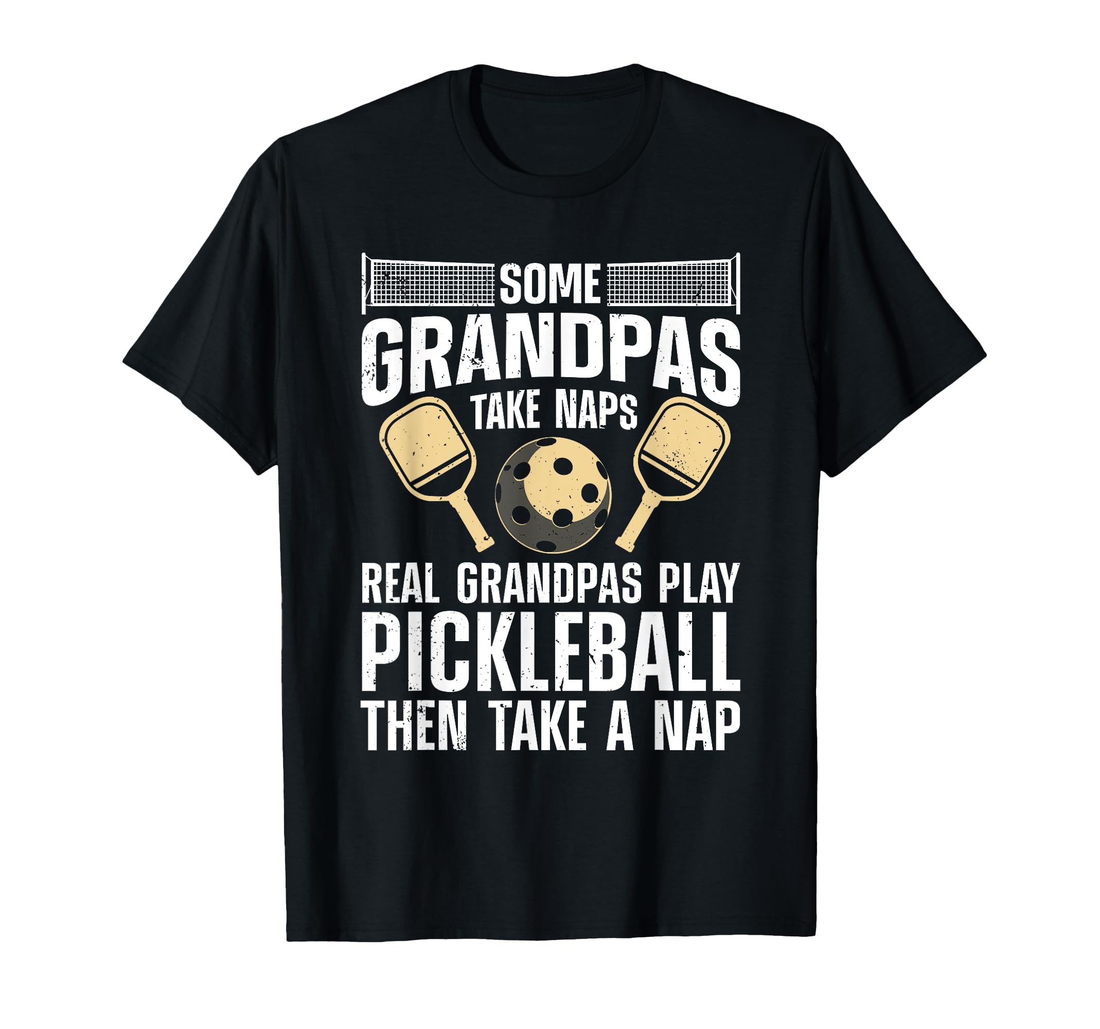 Funny Pickleball Design For Men Grandpa Pickleball Player T-Shirt