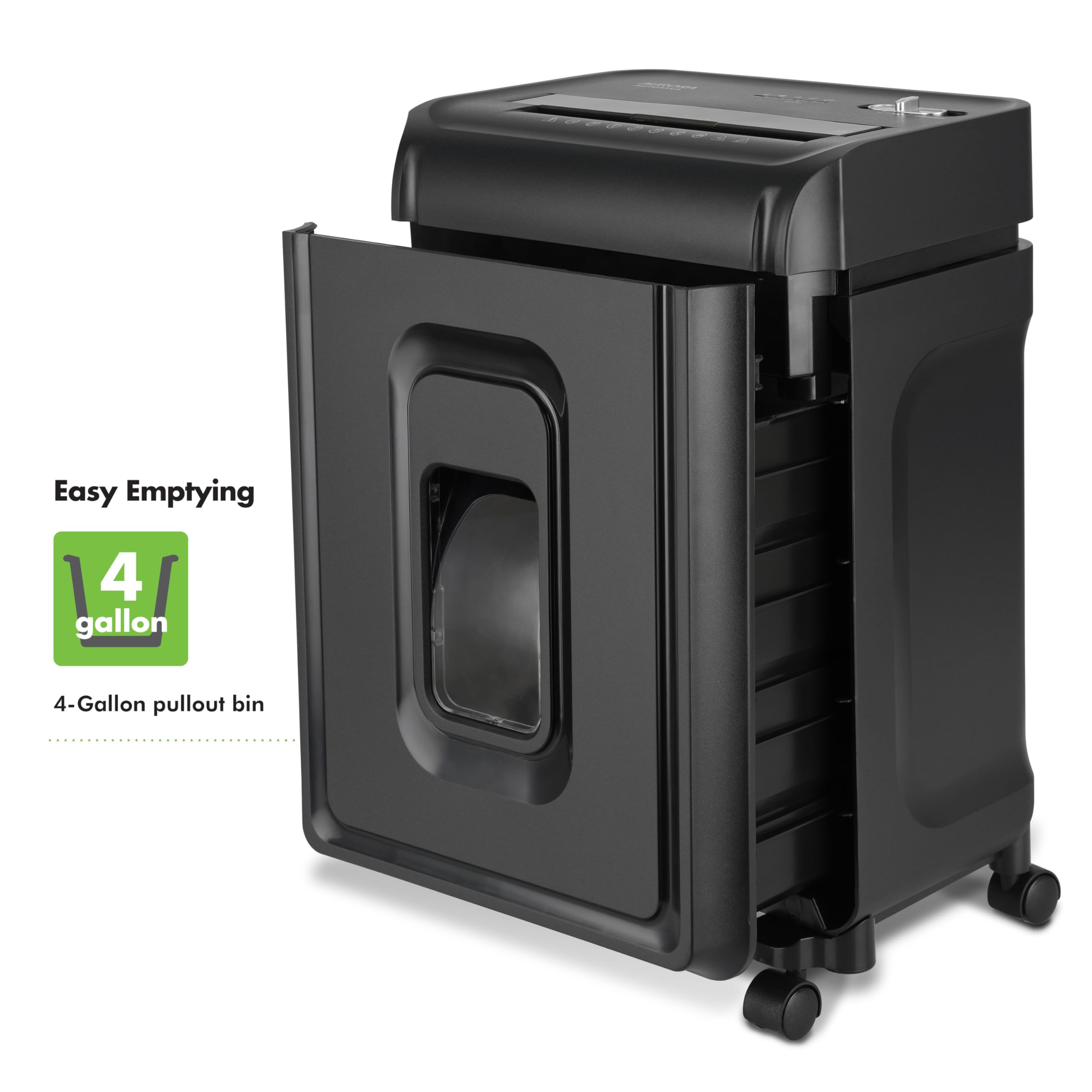 Aurora AU1035XA 10-Sheet Crosscut Paper/Credit Card Shredder with 4-Gallon Pullout Wastebasket