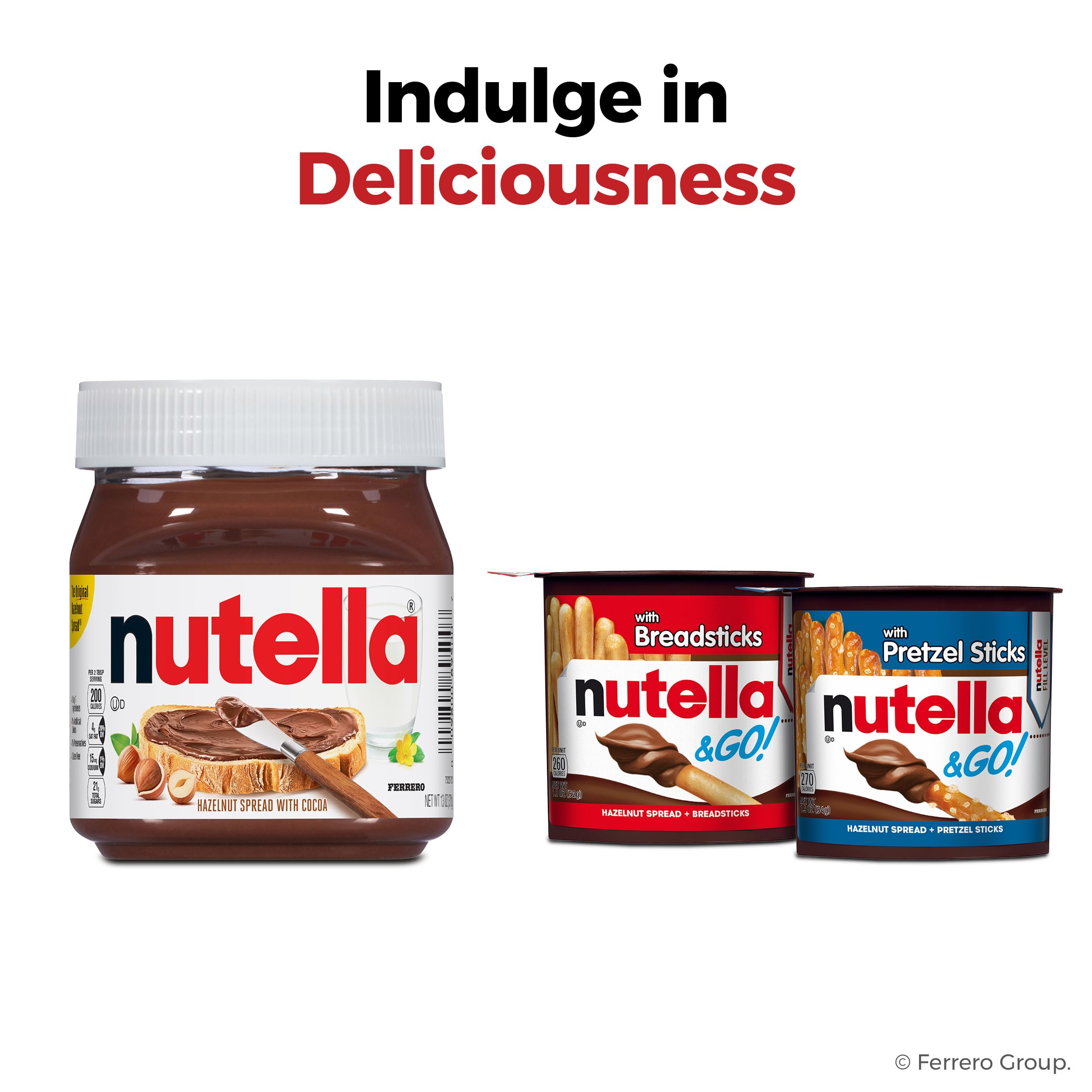 Nutella Biscuits, 20 Count Cookies, Hazelnut Spread with Cocoa, Holiday Christmas Cookies, 9.7 oz