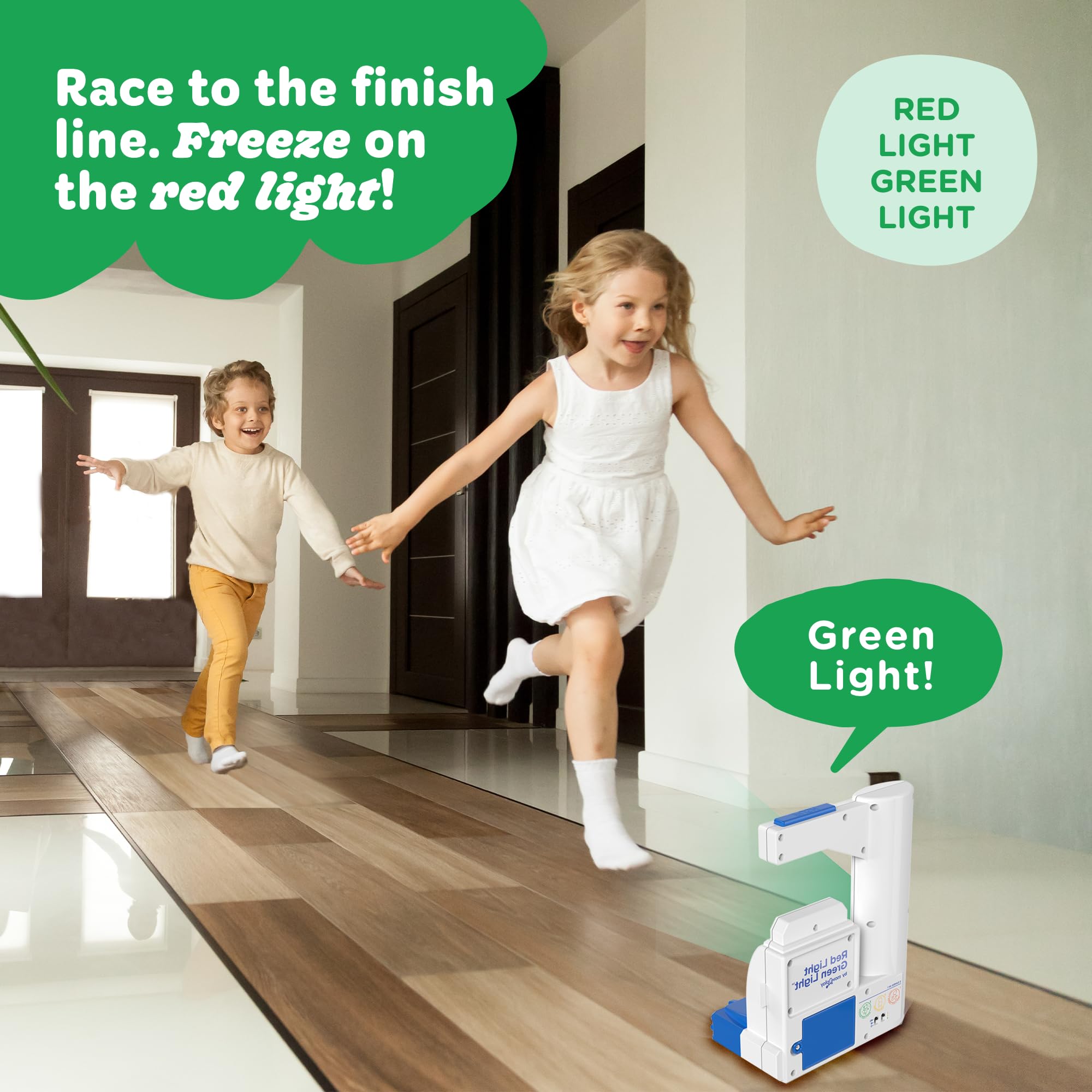 Move2Play, Red Light Green Light Game with Motion Sensing | Family & Birthday Party Game | Christmas Gift for Kids, Preschool, & Toddlers Ages 2, 3, 4, 5, 6, 7+ Year Olds | Travel, Indoor, Outdoor