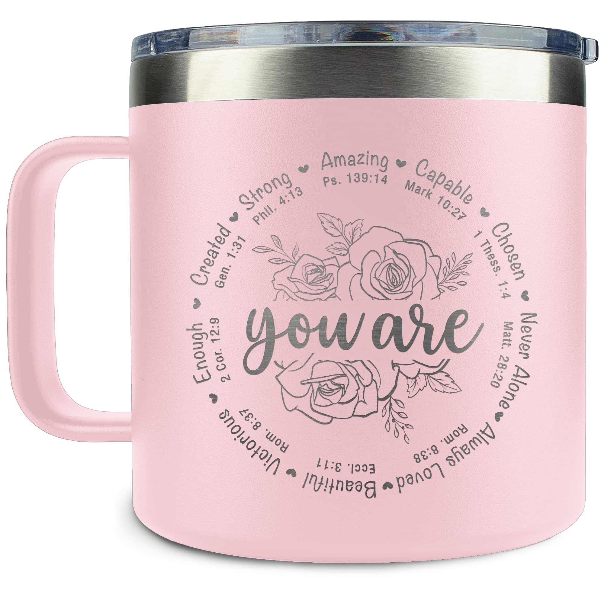 Christian Gifts for Women - Religious Gifts for Women - Birthday Gifts for Mom, Grandma, Sister, Friend, Coworker, Women - Christmas Gifts - Inspirational Spiritual Catholic Gifts Women - 14 Oz Mug