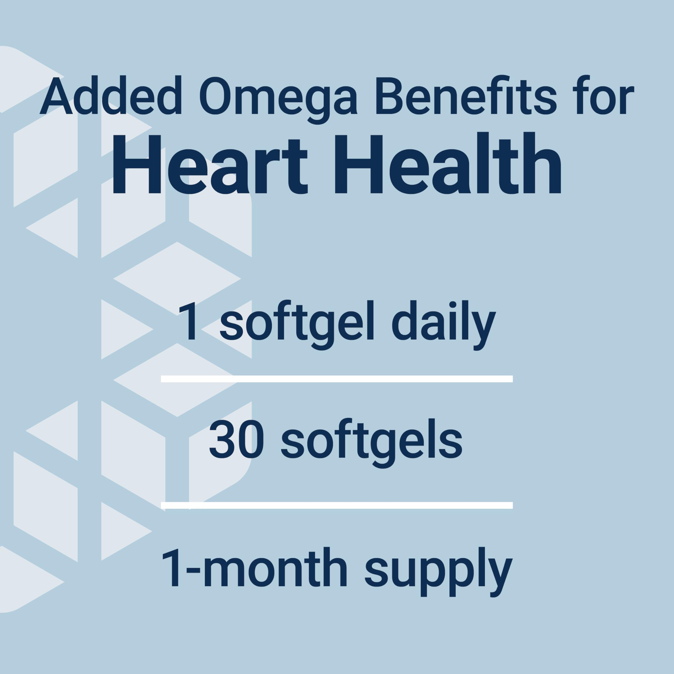 Provinal Purified Omega-7 - Daily Essential Omega 7 Fatty Acids Supplement, Palmitoleic Acid Fish Oil For Heart Health & Inflammation Management - Gluten-Free, Non-GMO - 30 Softgels Month Supply