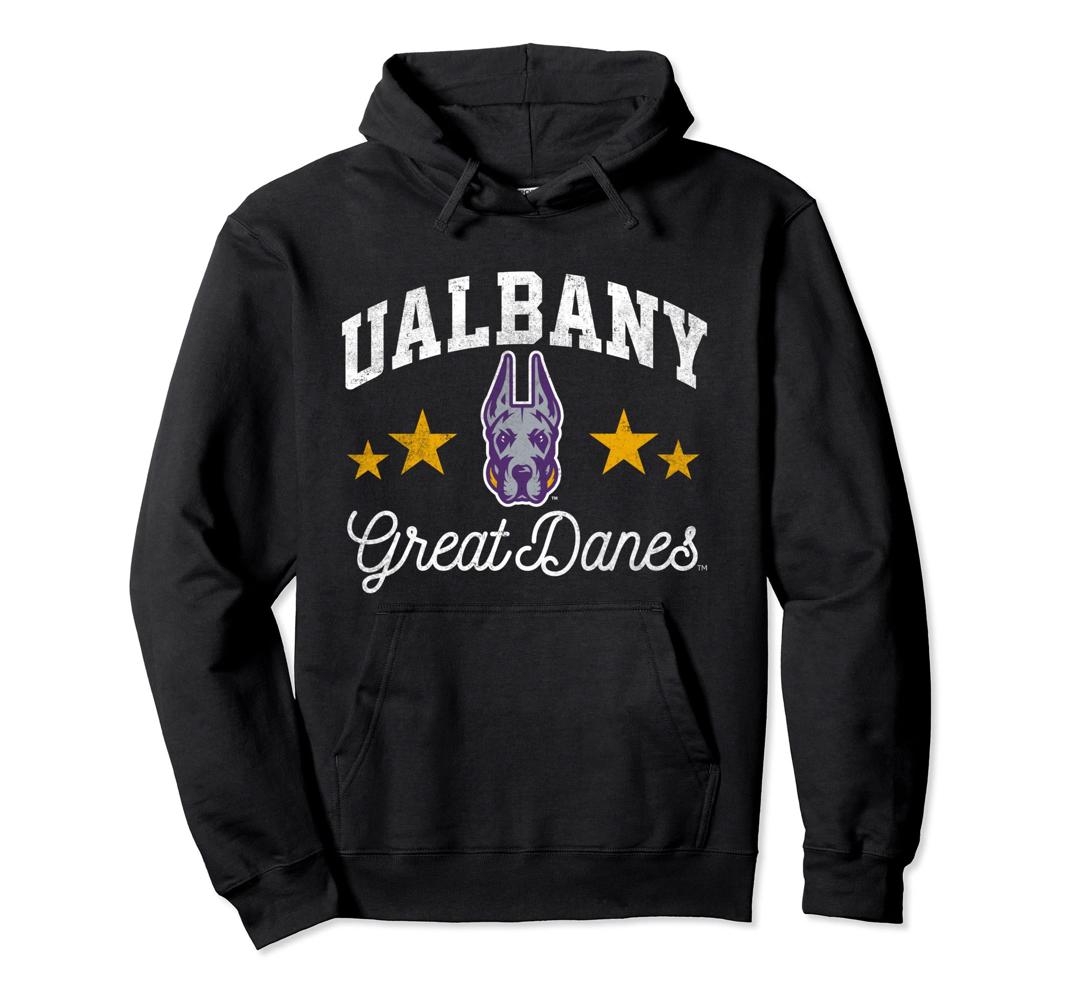 University at Albany Great Danes Logo Pullover Hoodie