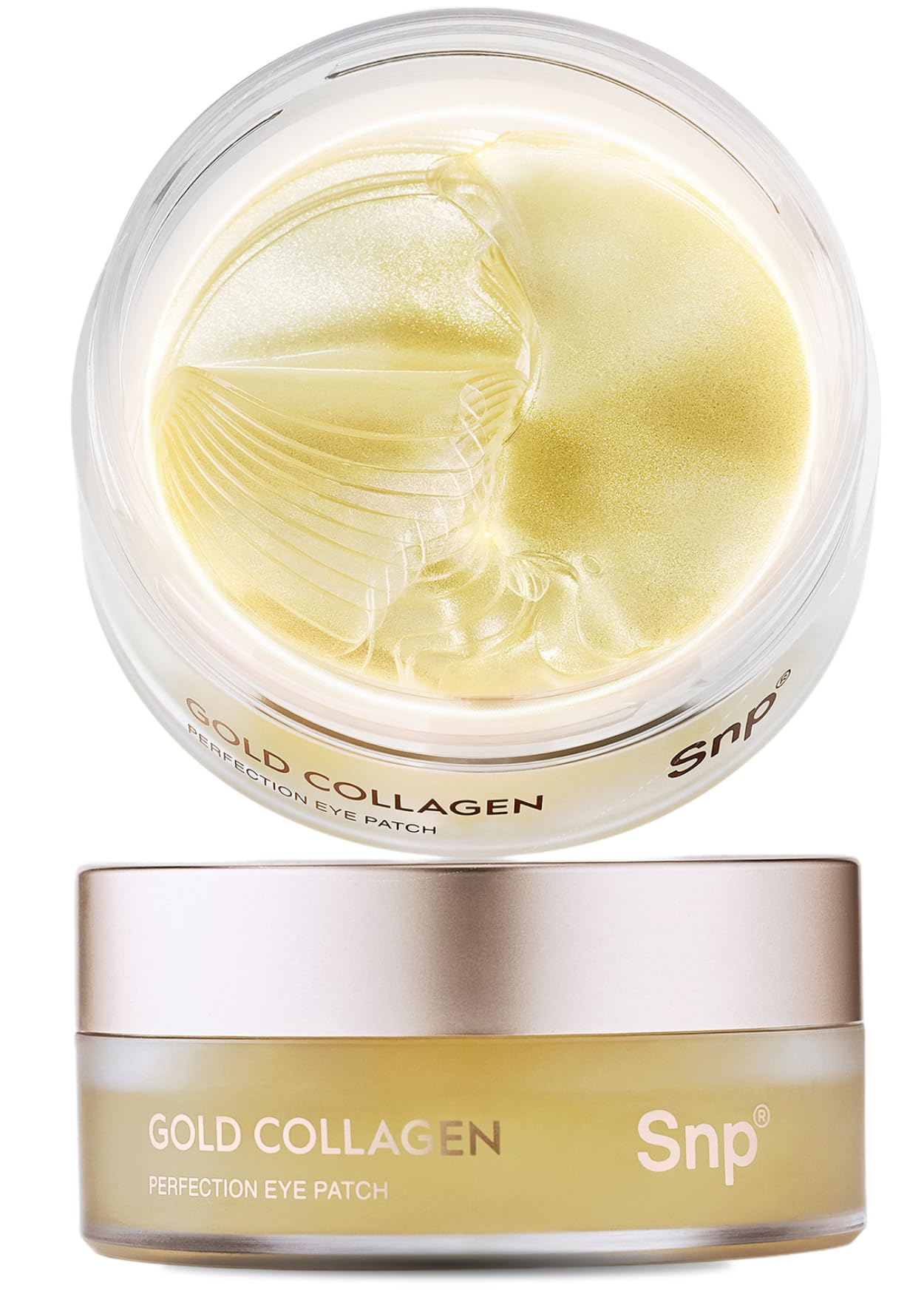 [K Beauty Snp] 24K Gold Perfection Eye Patch | Brightening Under Eye Patches for Wrinkles and Dark Spots | Under Masks for Puffy Eyes and Dark Circles | Korean Collagen Skincare | 60 Patches