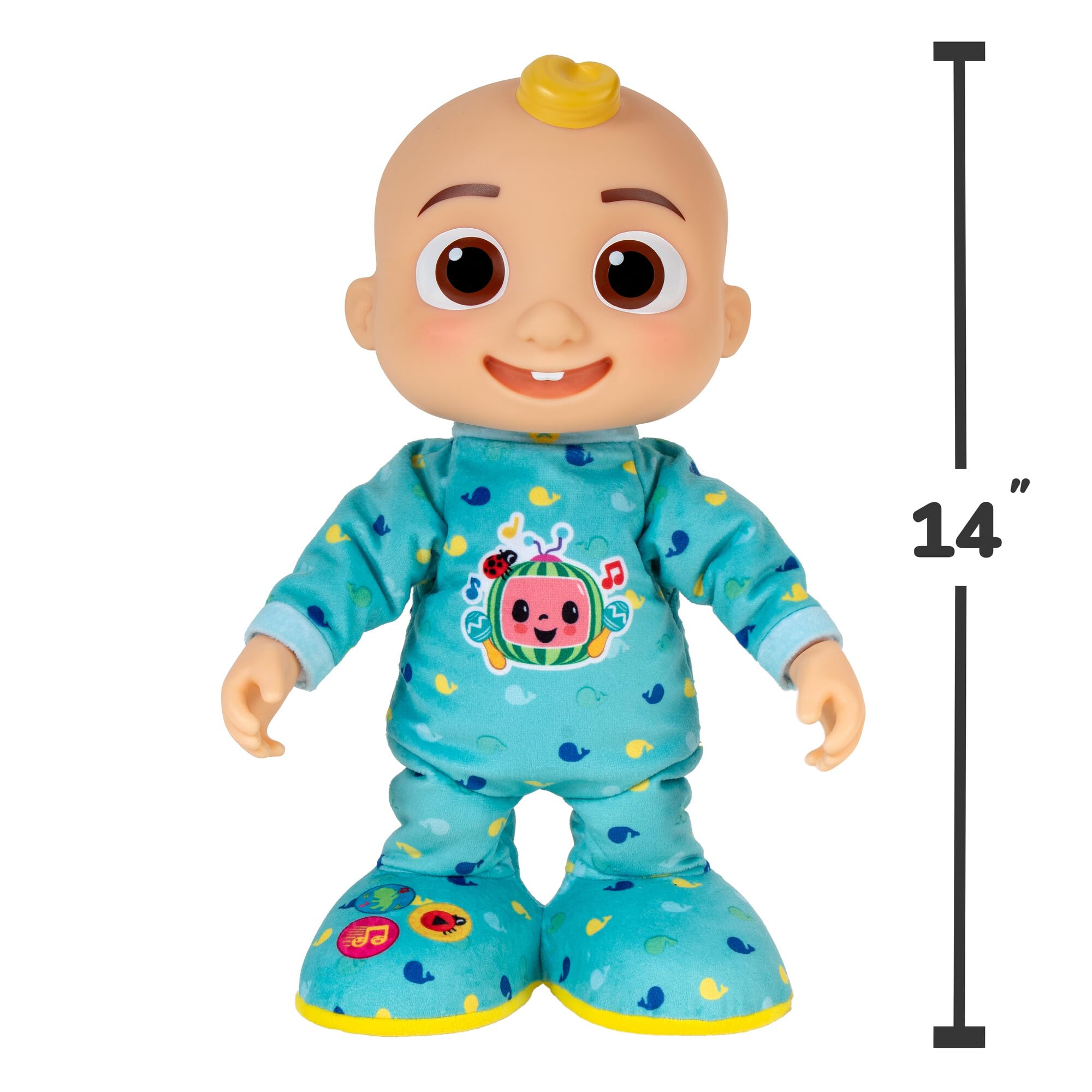 CoComelon Dancing JJ Feature Doll - Learn to Dance with Lights, Sounds, Songs, Freeze Dance, and More Move Groove 14” Toys for Babies, Toddlers, Preschoolers