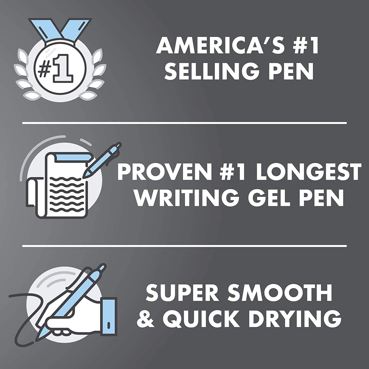 PILOT G2 Pens 0.5 mm - 10 Pack of 5 Blue and 5 Black Pens Ballpoint Extra Fine Point, Refillable & Retractable