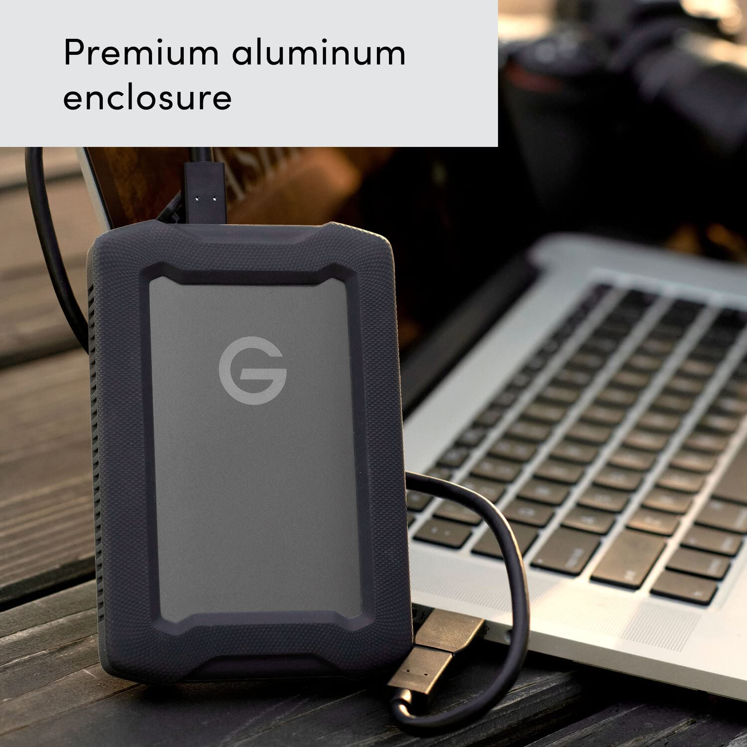 SanDisk Professional 1TB G-DRIVE ArmorATD - Rugged, Durable Portable External Hard Drive HDD, USB-C, USB 3.2 Gen 1 - SDPH81G-001T-GBAND