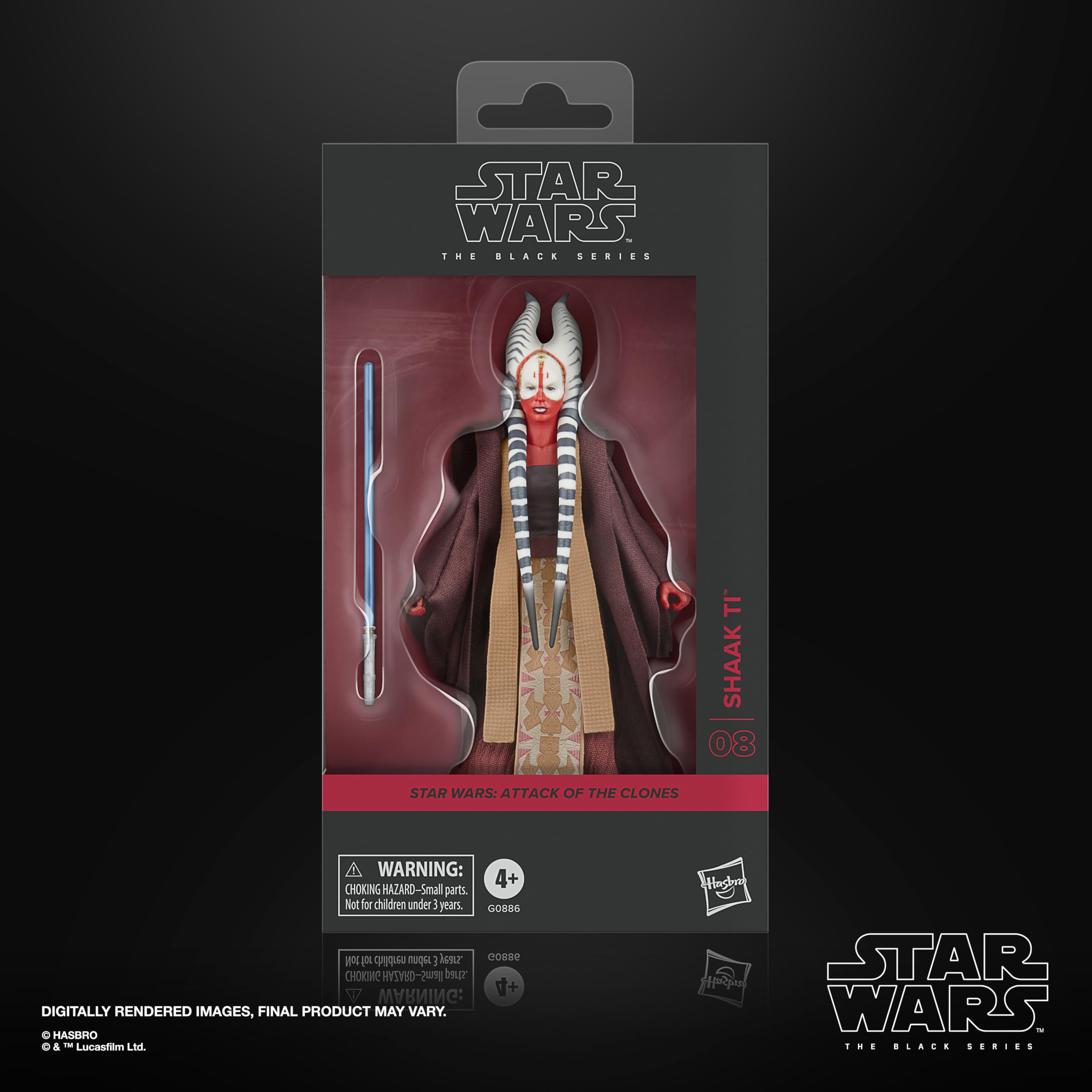 STAR WARS The Black Series Shaak Ti, Attack of The Clones Premium Collectible 6 Inch Action Figure