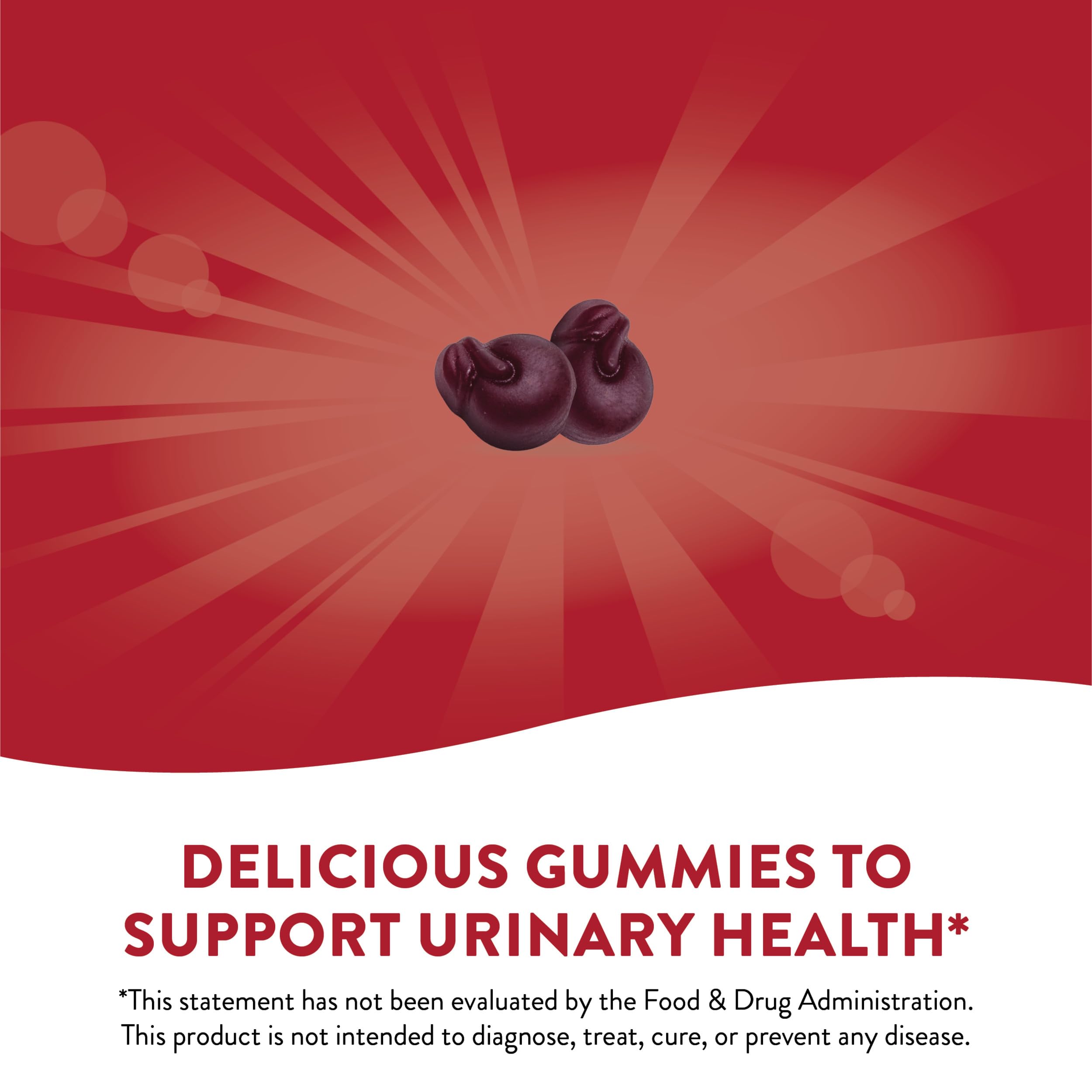 Nature's Way CranRx Cranberry Gummies, Urinary Tract Health Support* Supplement with D-Mannose + Vitamin C, 60 Gummies