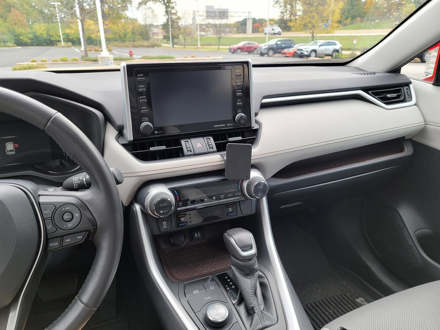 Scosche ProClip Center Dash Mount Compatible with 2021-2023 Toyota RAV4 Trucks with StuckUp Universal Phone Mount Bundle