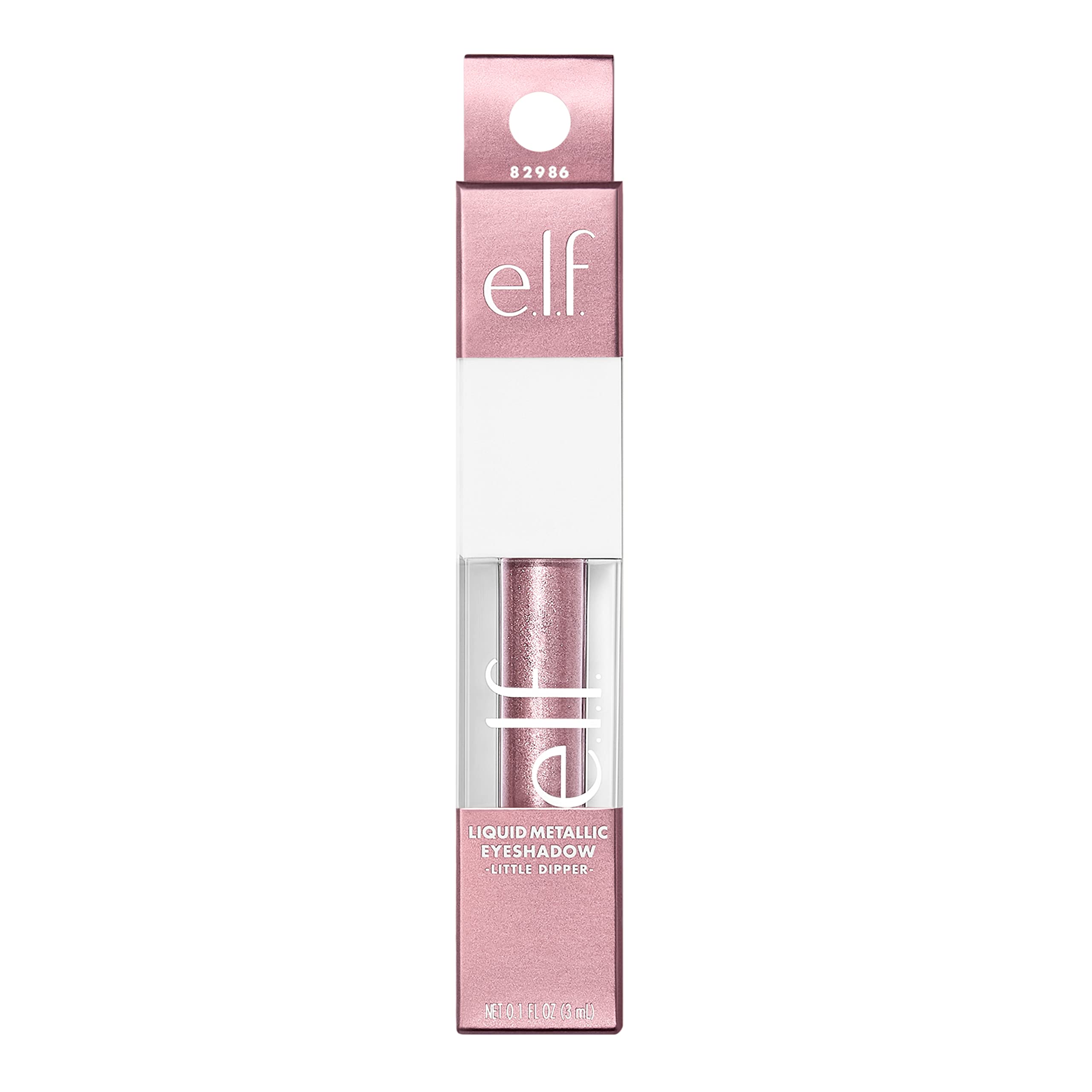 e.l.f. Liquid Metallic Eyeshadow, Gel Formula, High-Impact Multi-Dimensional Finish, One-Swipe Coverage, Little Dipper, 0.1 Fl Oz (3mL)