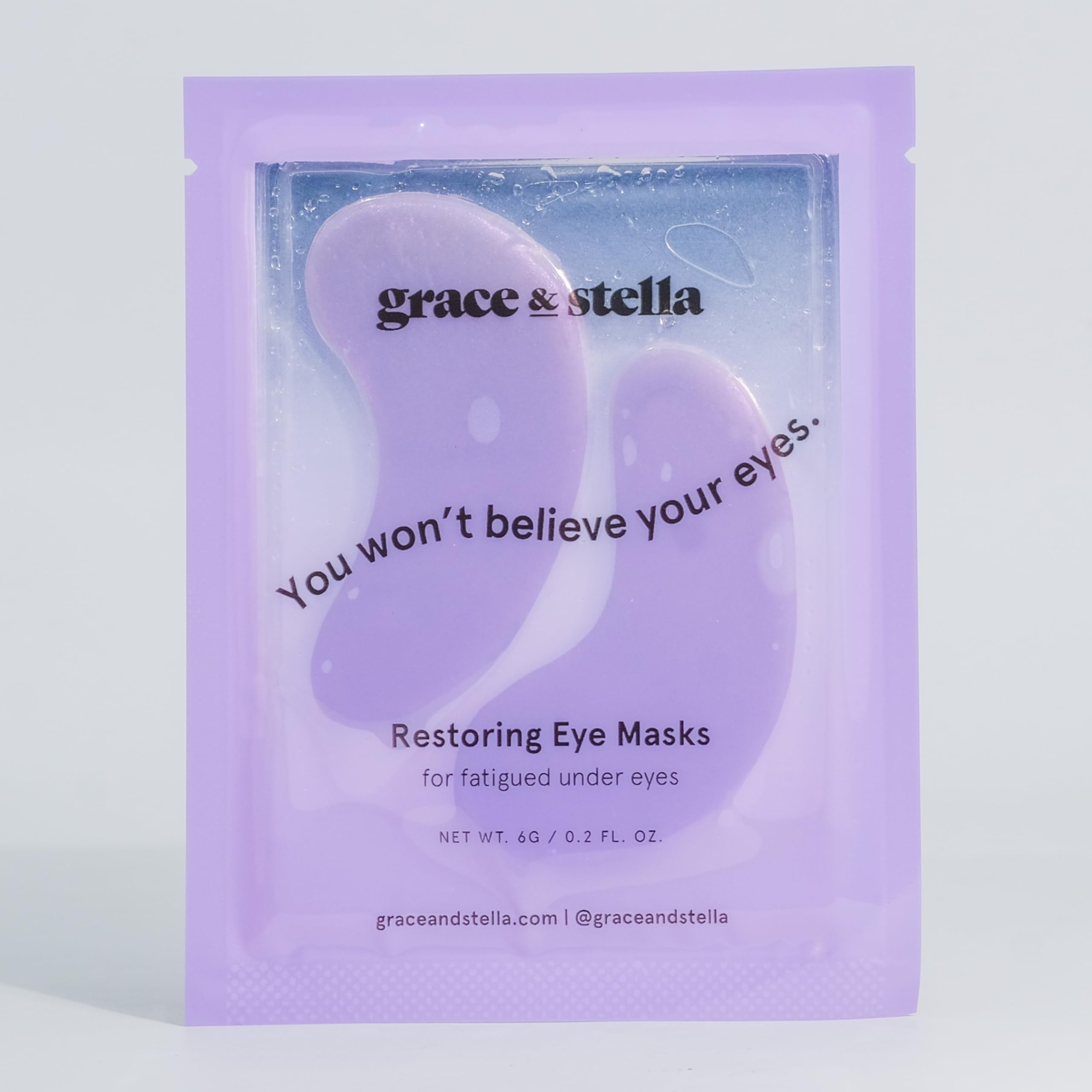 grace & stella Under Eye Patches for Puffy Eyes and Dark Circles (Retinol, 24 Pairs) Restoring Gel Under Eye Masks with Hyaluronic Acid - Vegan Cruelty-Free Skincare Birthday Gifts for Women