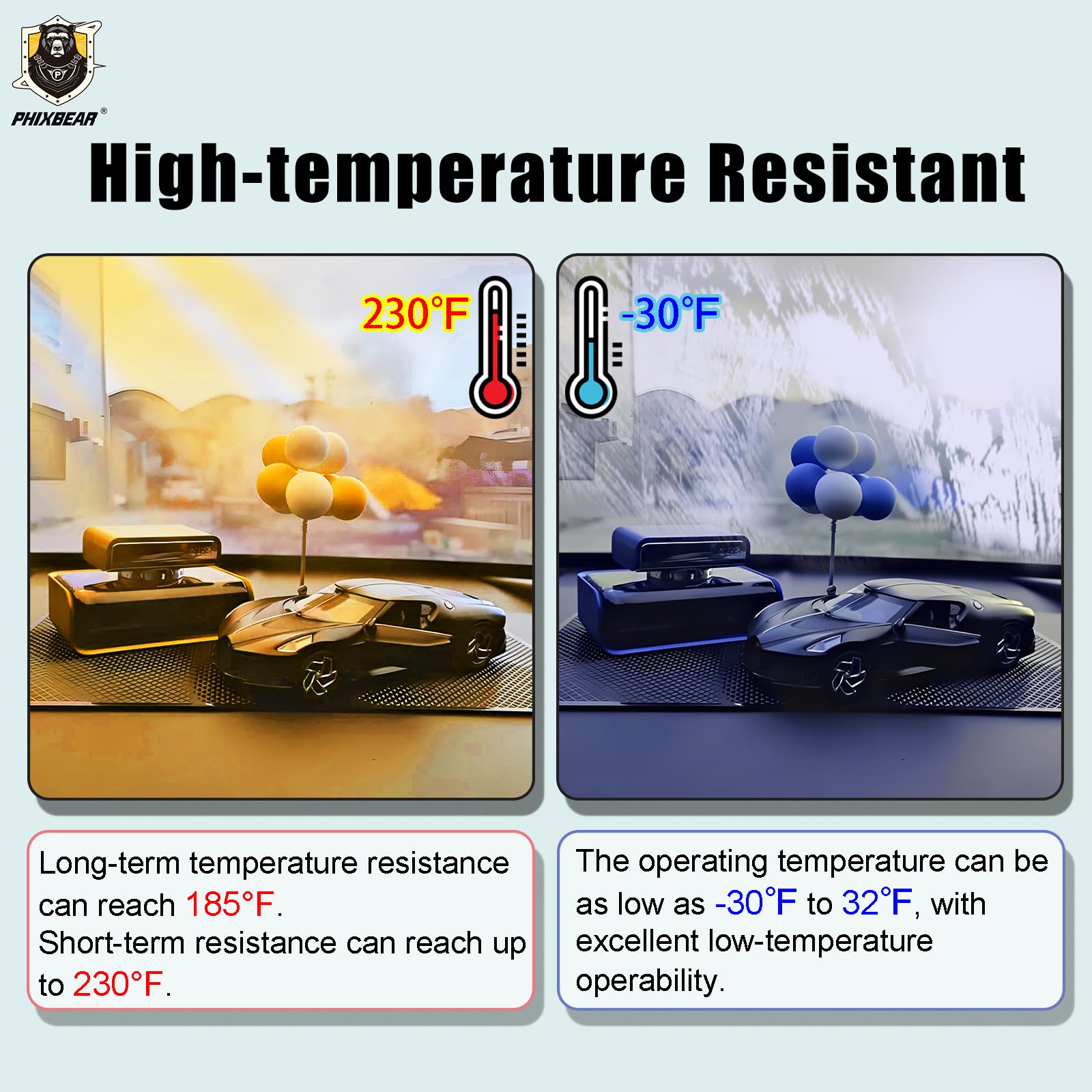 PHIXBEAR 24 Sets of Hook and Loop Tape Fasteners, Made of 3m Gpl060, No Residue, Heat and Cold Resistant, for Car Floor Mats, EZ Pass, Home, and Office, 1 X 2.75in