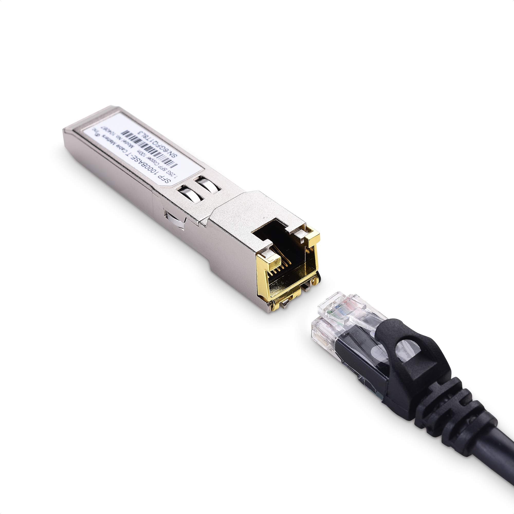 Cable Matters 1000BASE-T Gigabit SFP to RJ45 Copper Ethernet Modular Transceiver for Cisco, Ubiquiti, TP-Link, Huawei, Netgear, and Supermicro Equipment
