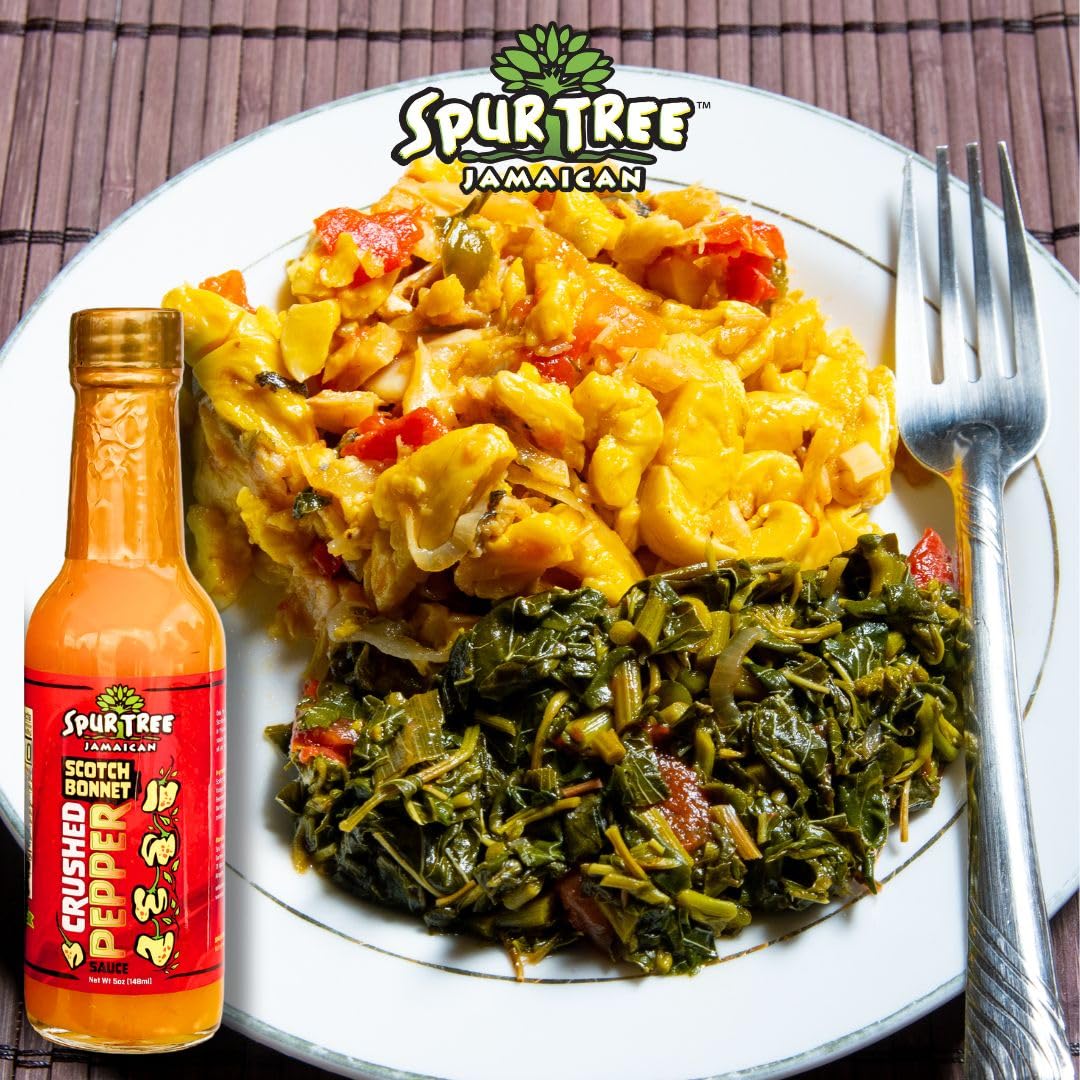 Spur Tree Jamaican Scotch Bonnet Pepper Sauce – Scotch Bonnet Hot Sauce for an Authentic Jamaican Experience – Scotch Bonnet Peppers to Spice Up Your Dish (5 Oz, 3 Pack)