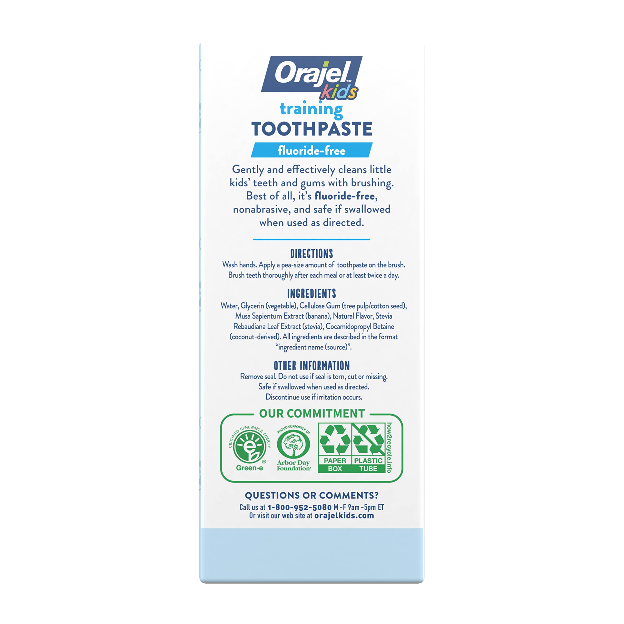 Orajel Kids CoComelon Training Toothpaste Fluoride-Free; #1 Pediatrician Recommended Fluoride-Free Toothpaste*, 1.5oz Tube