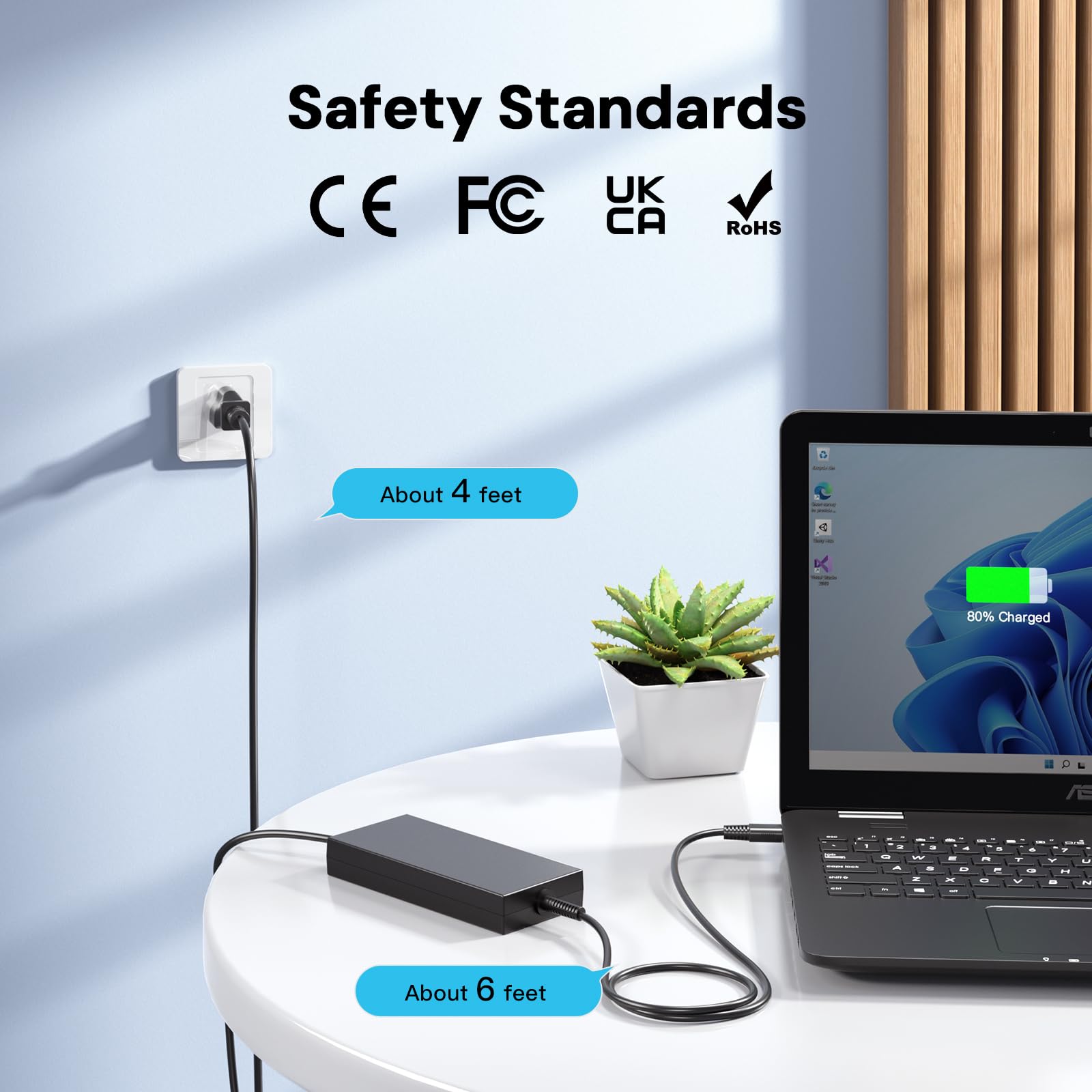 Dongerdi 230W 240W Charger Fit for MSI Stealth A16 16 17 GS77, Alpha 17 C7V, CreatorPro 16, Creator A16 16 Z16, GE66 GE76 Raider, GP66 GP76 Leopard, WE76, 100–240V Global Power Adapter Supply, USB–Tip