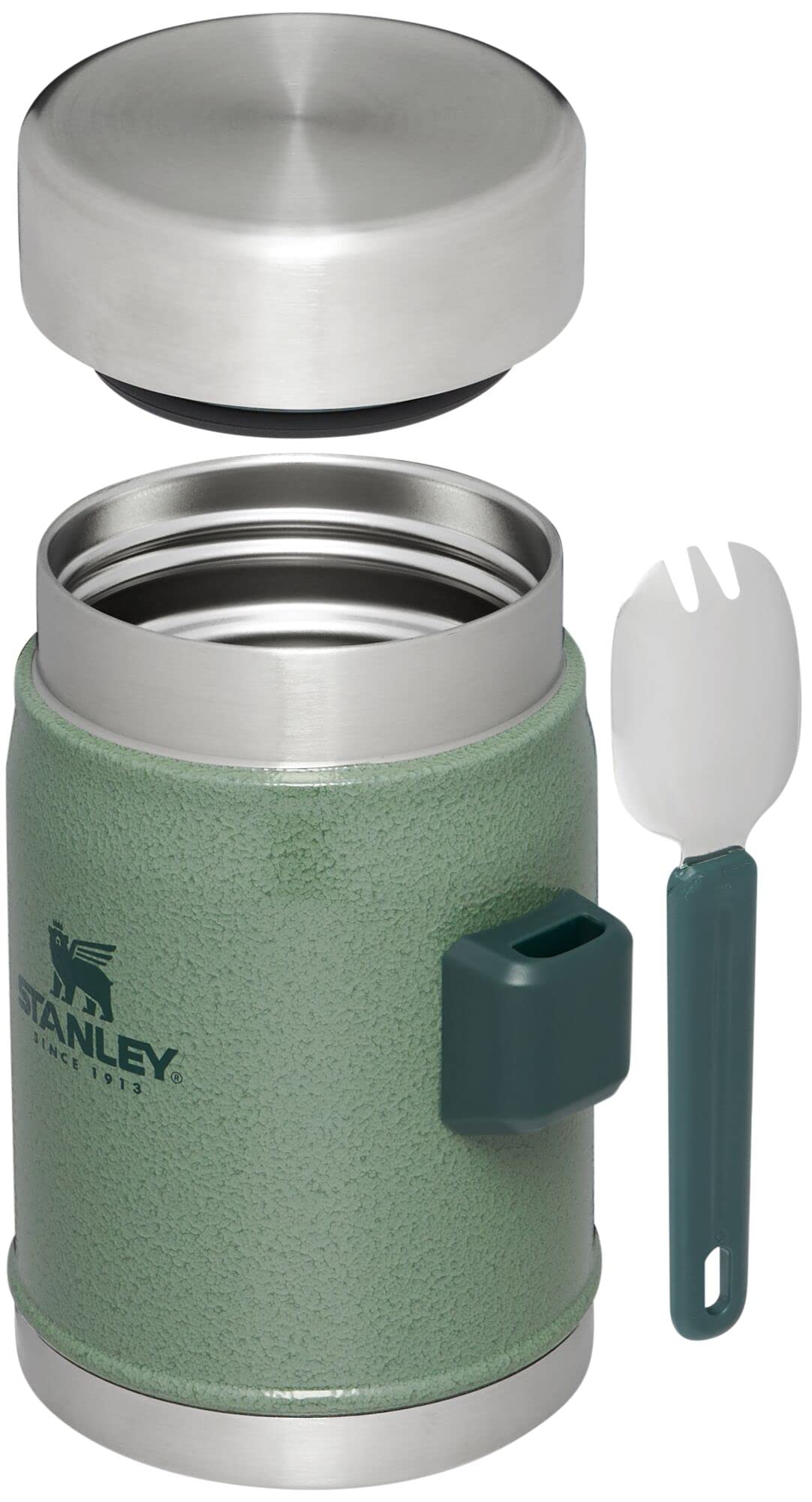 Stanley Classic Legendary Classic Food Jar + Spork 14oz Hammertone Green