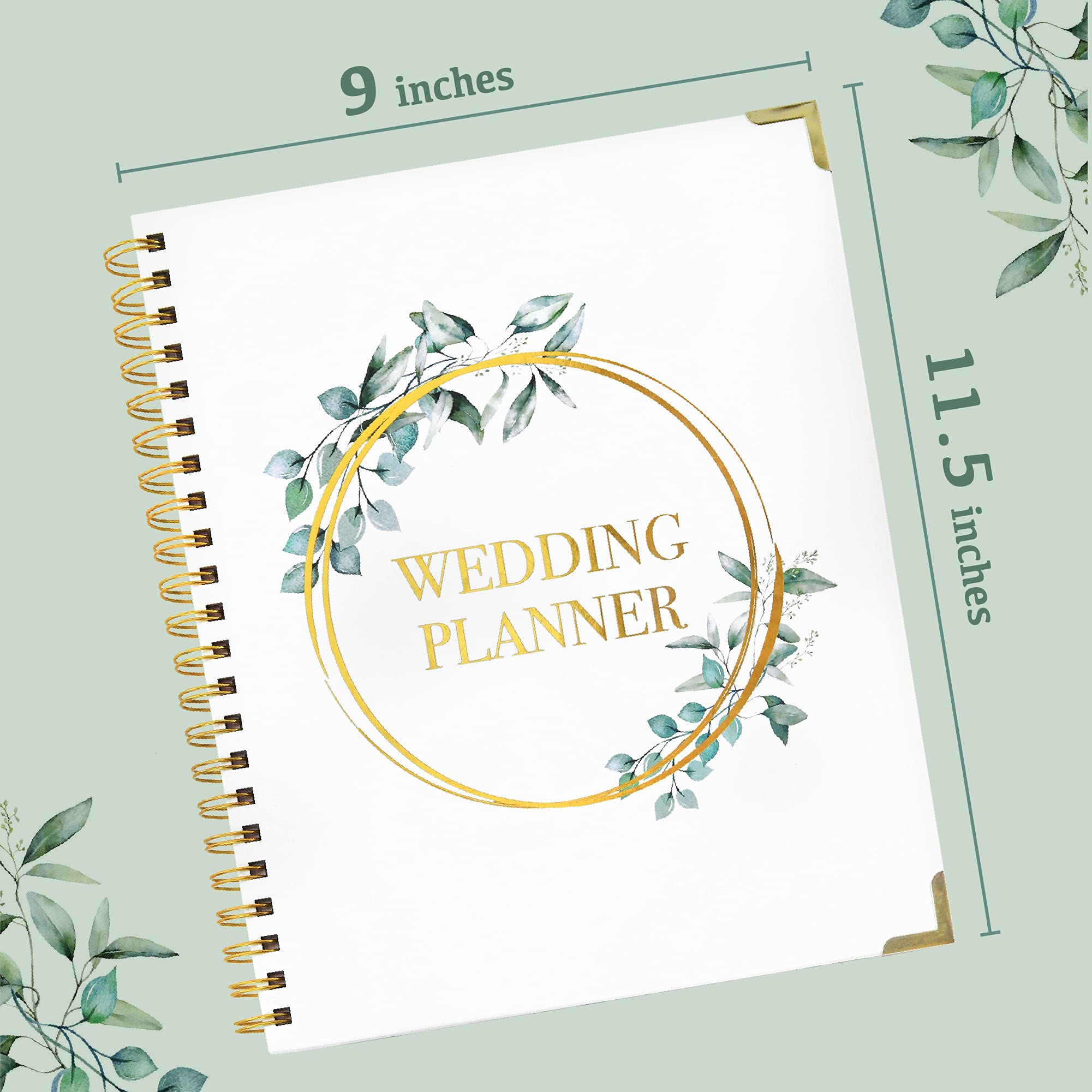 Beautiful Wedding Planner Book and Organizer - Effortlessly Plan Your Perfect Day with Style and Ease - Lovely Engagement Gift for Future Couples / Brides and Grooms