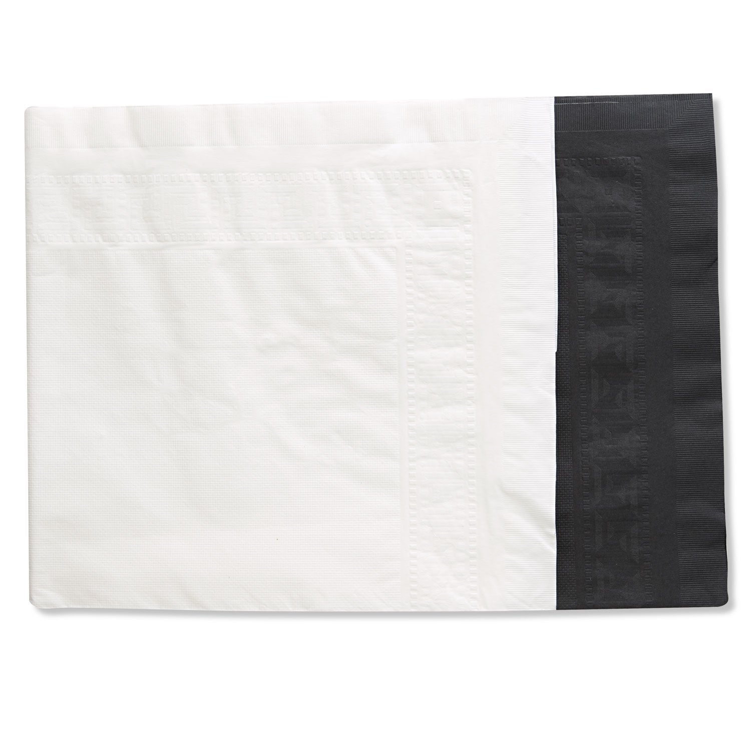 Hoffmaster 210130 Cellutex Tablecover, Tissue/Poly Lined, 54 in x 108", White (Case of 25 Tablecloths)