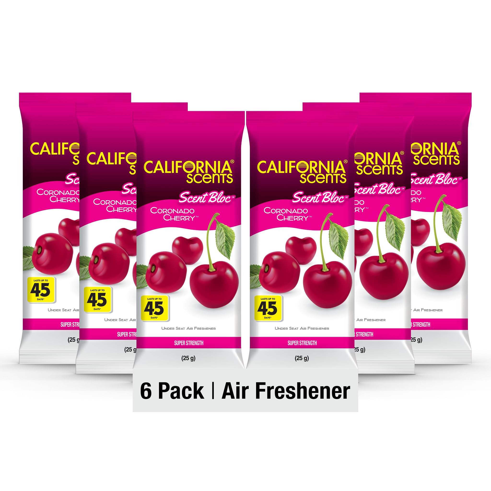 California Scents Power Bloc Car Air Freshener, Coronado Cherry Scent