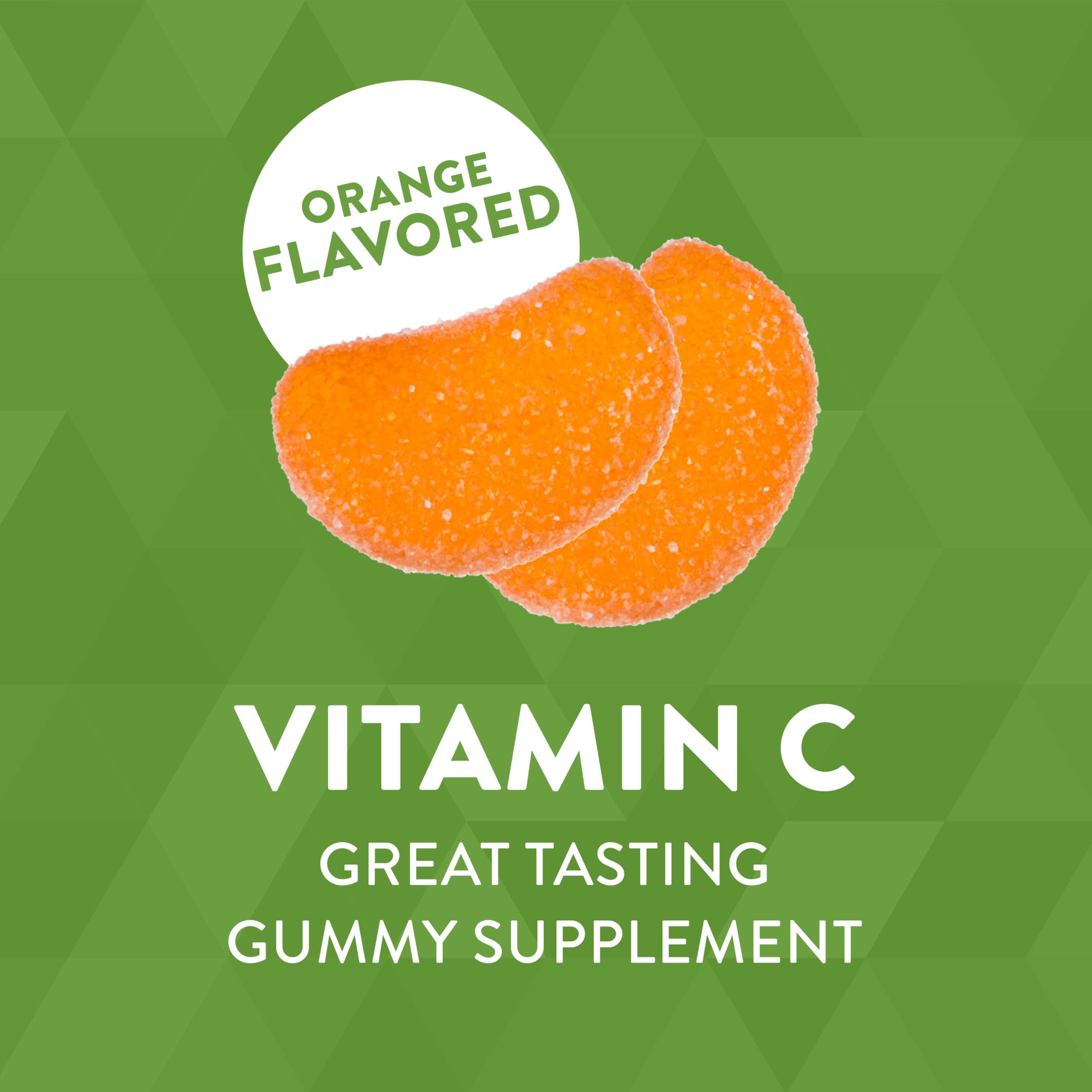 Nature’s Way Vitamin C Gummies, Support Immune Health*, Antioxidant, 250 mg per 2-gummy Serving, Orange Flavored, 120 Gummies (Packaging May Vary)